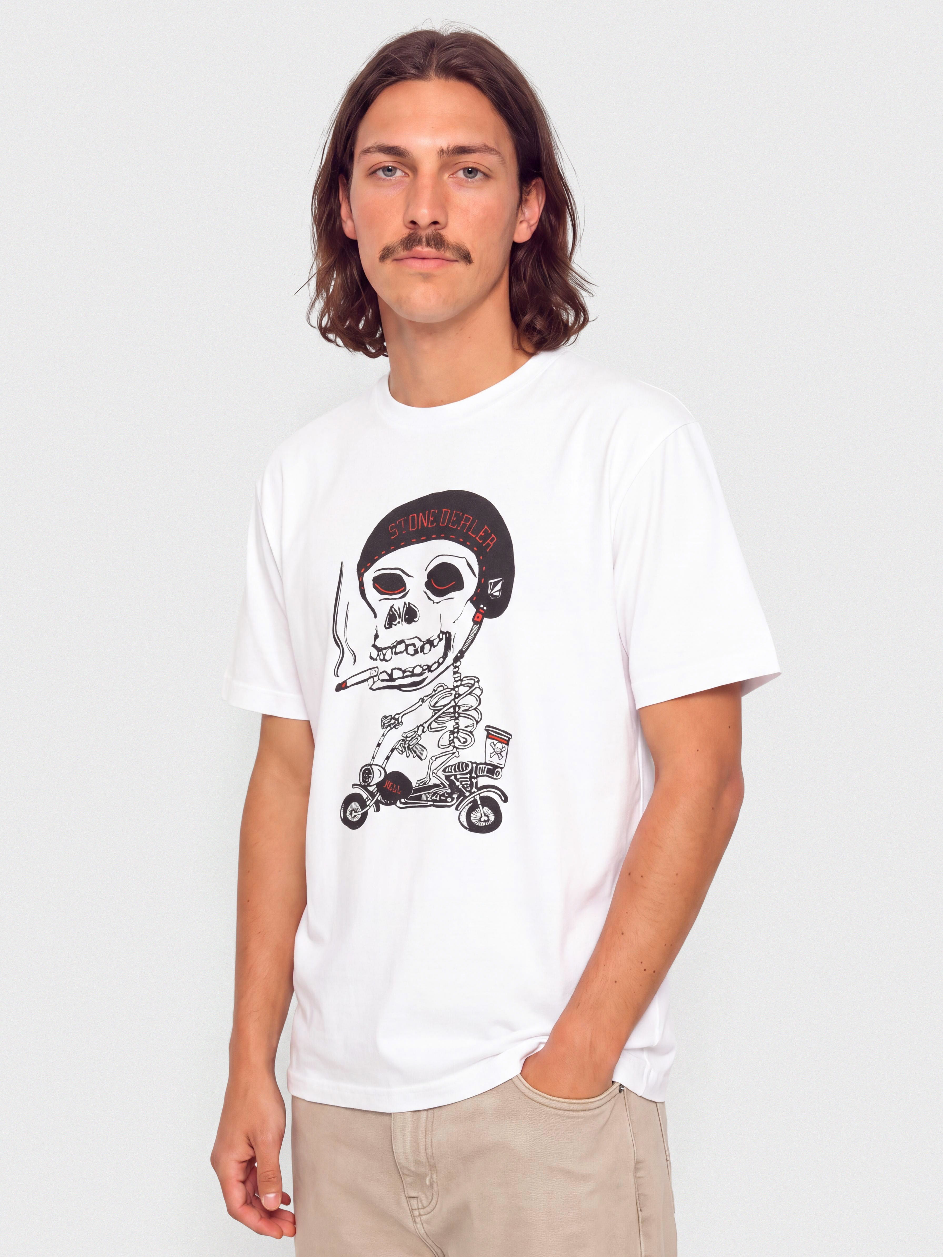 Футболка Volcom Pierbike Bsc (white)