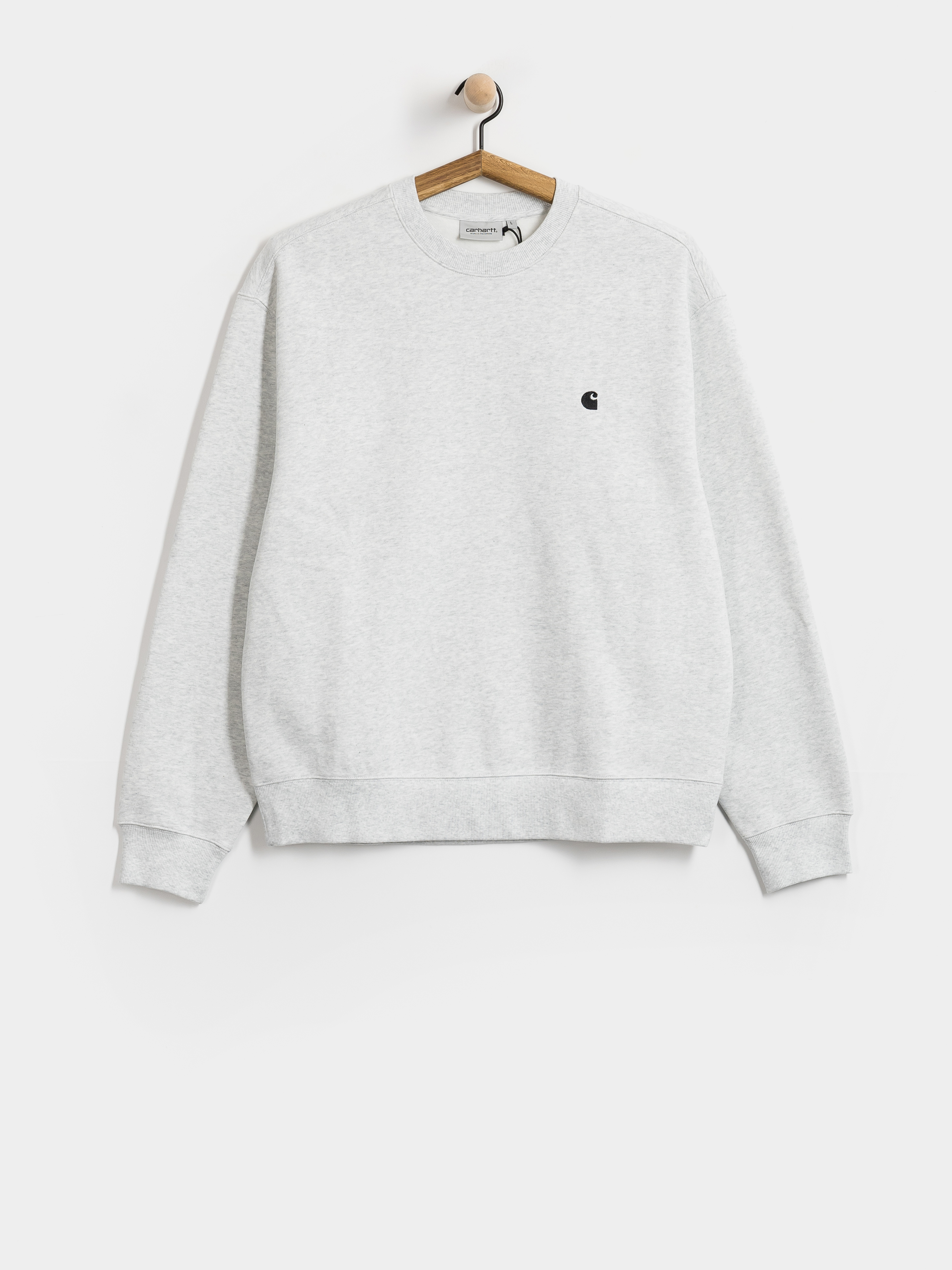 Світшот Carhartt WIP Mack (ash heather/black)