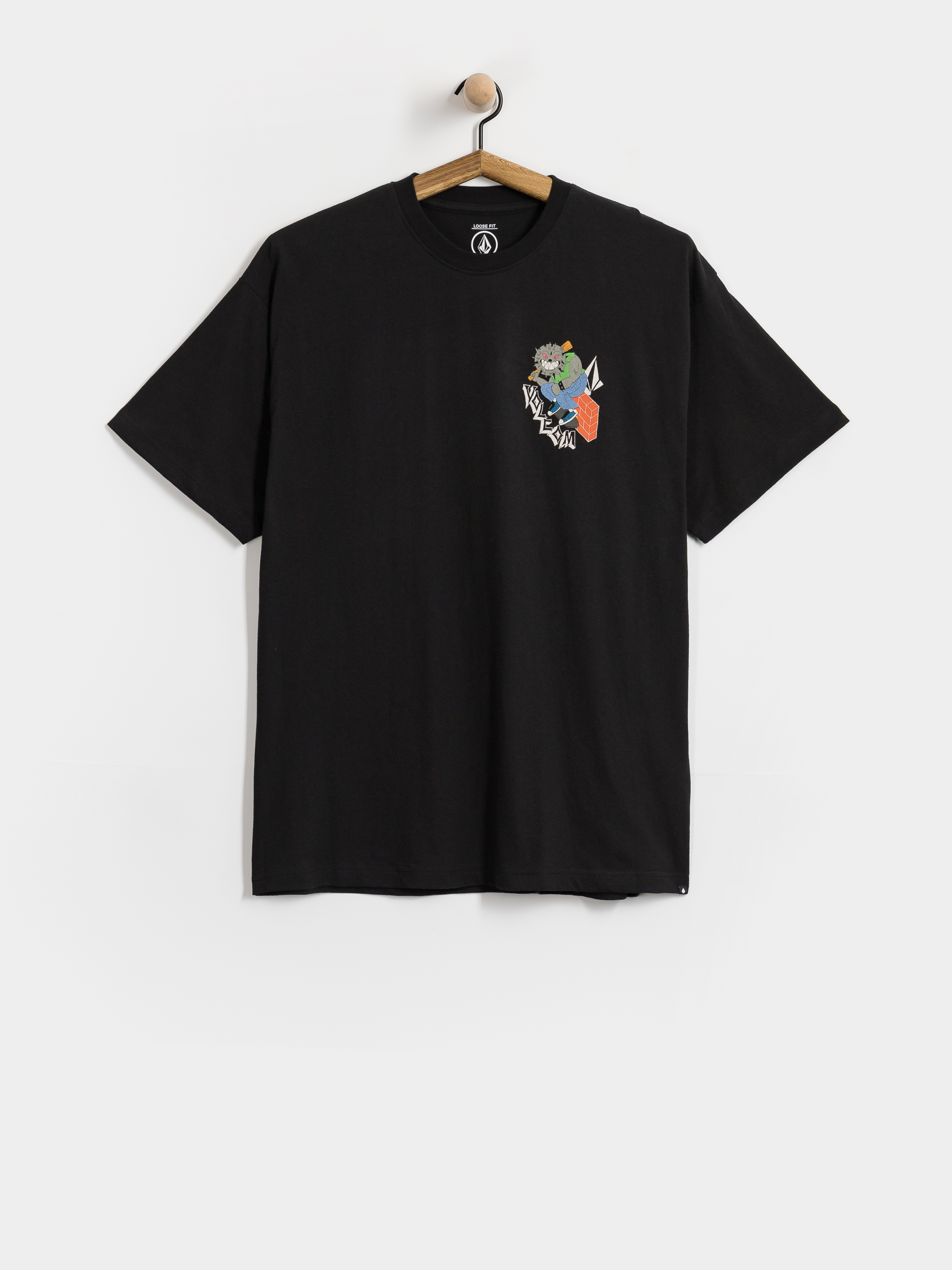 Футболка Volcom Sk8 Break Lse (black)