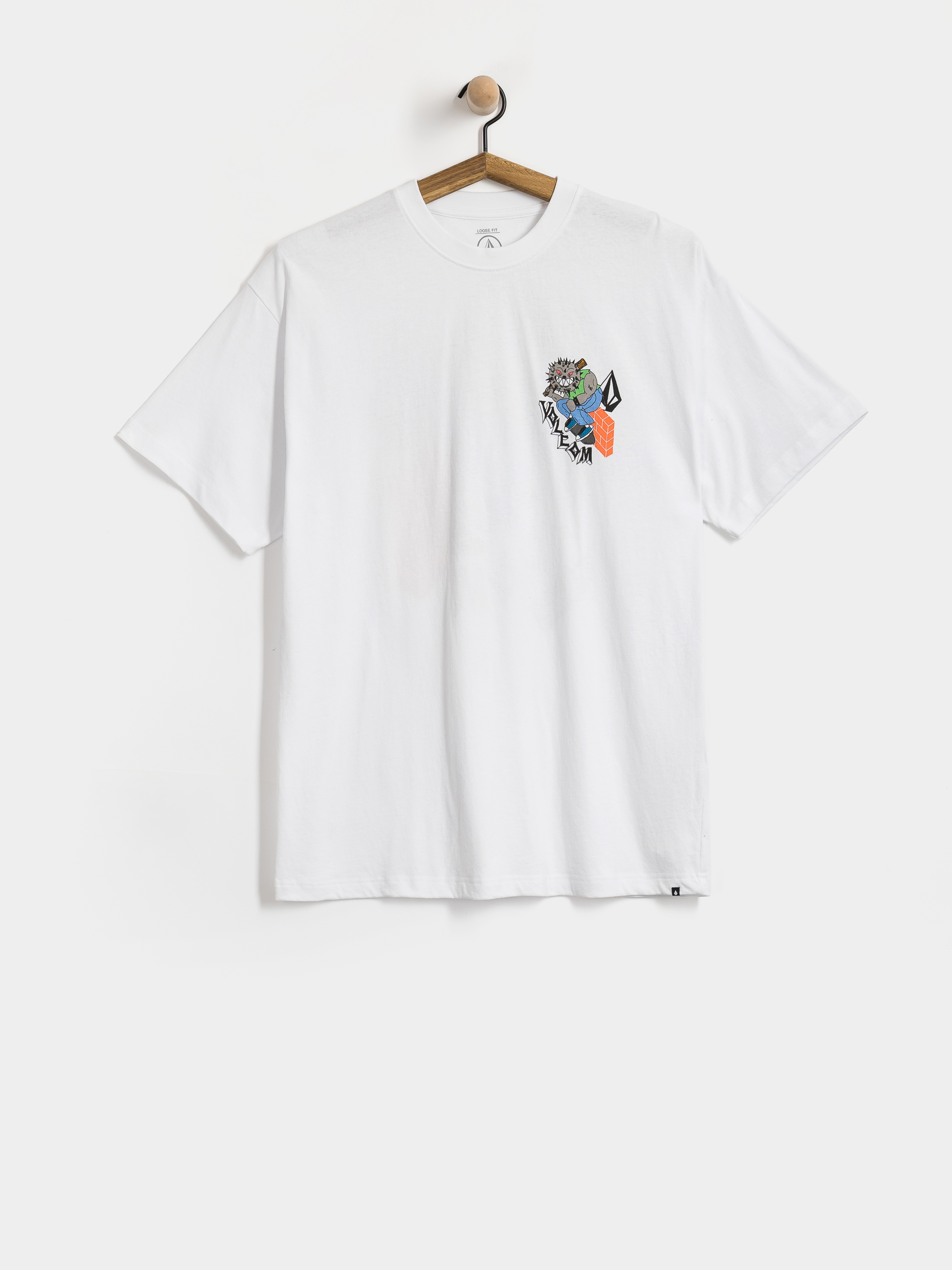 Футболка Volcom Sk8 Break Lse (white)