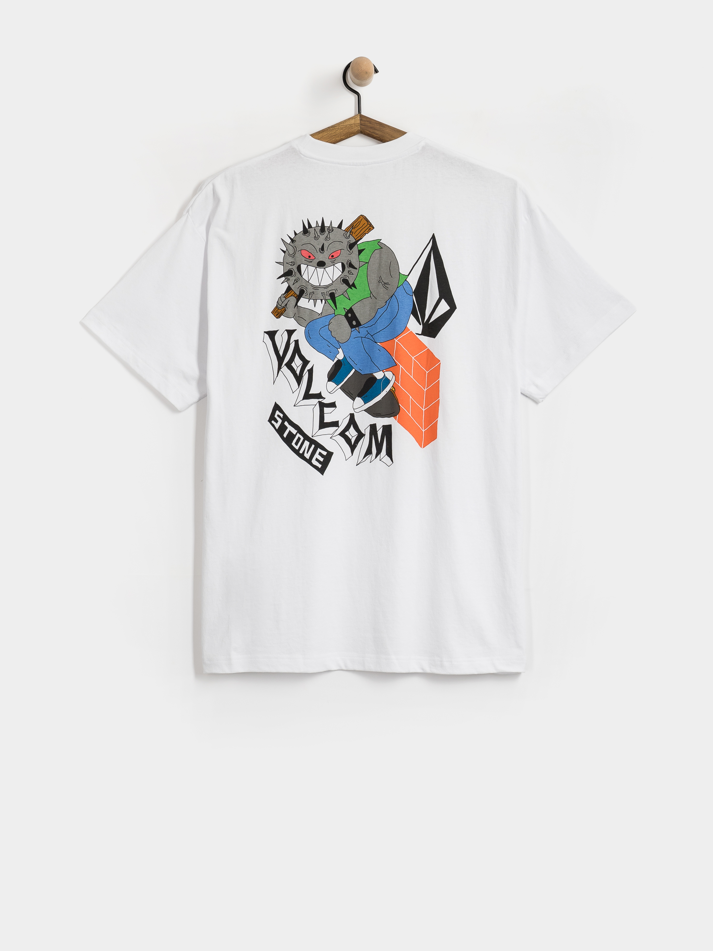Футболка Volcom Sk8 Break Lse (white)
