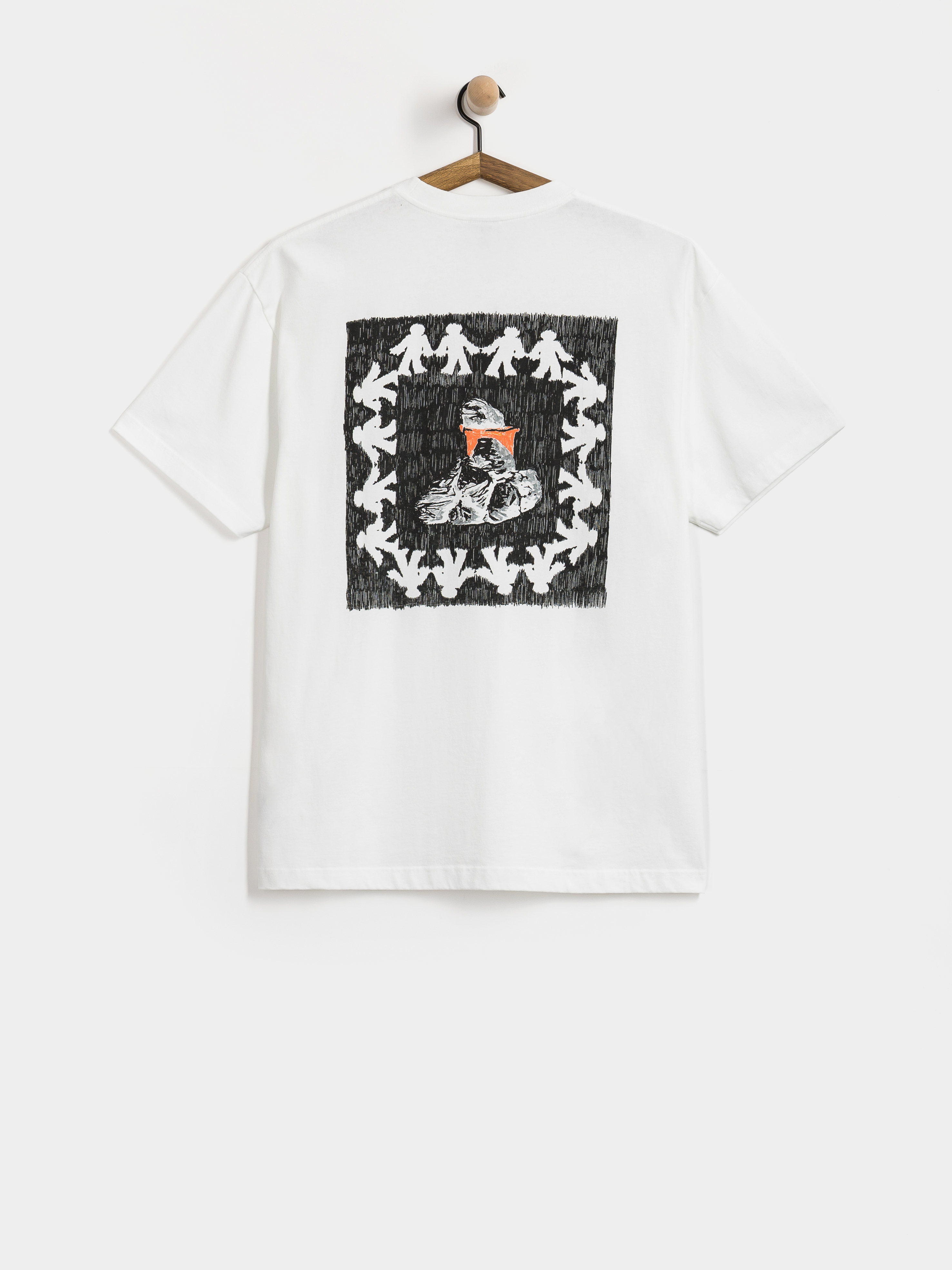 Футболка Polar Skate Trash Rite (white)