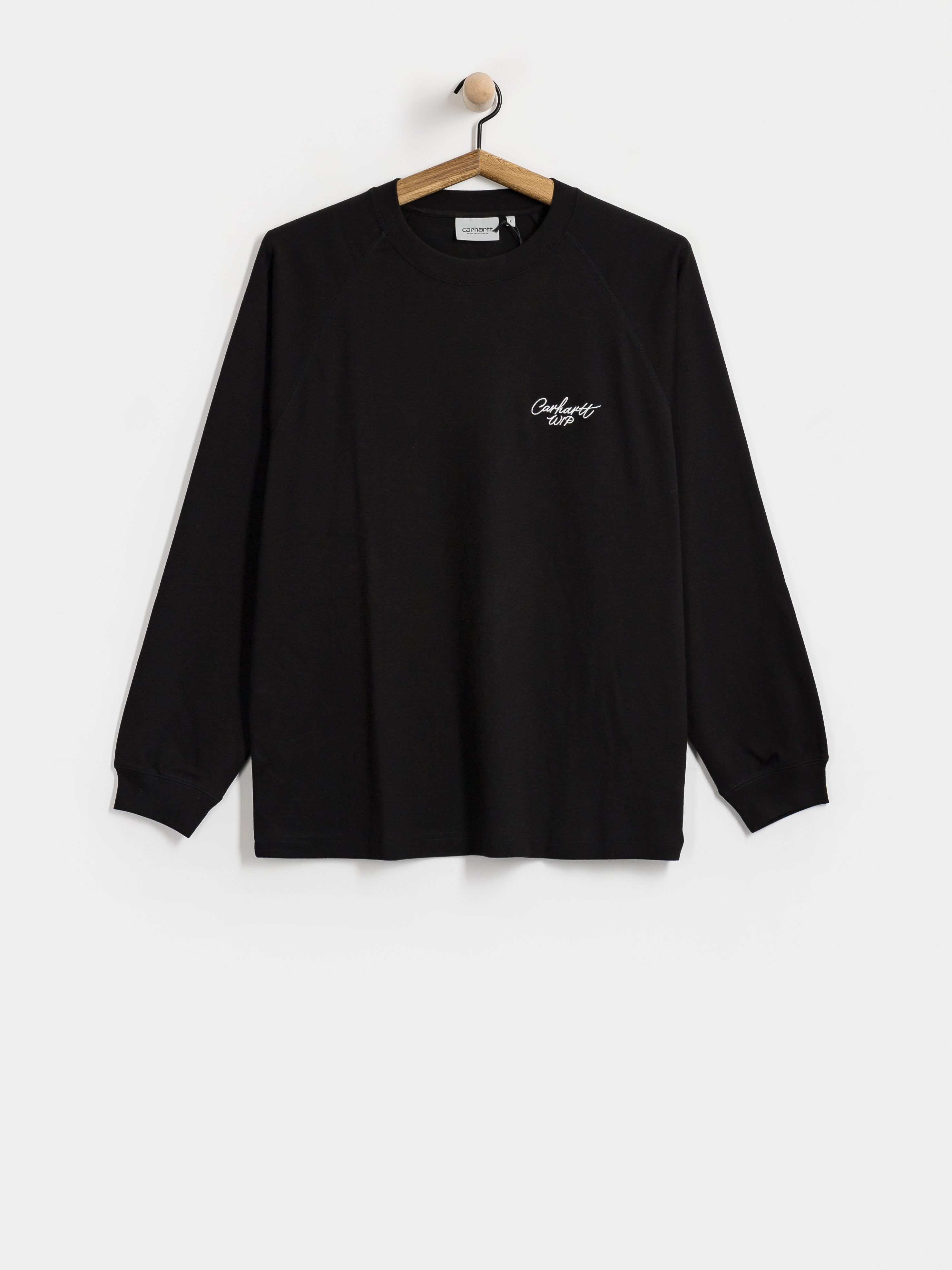 Лонгслів Carhartt WIP Signature Rib (black/white)
