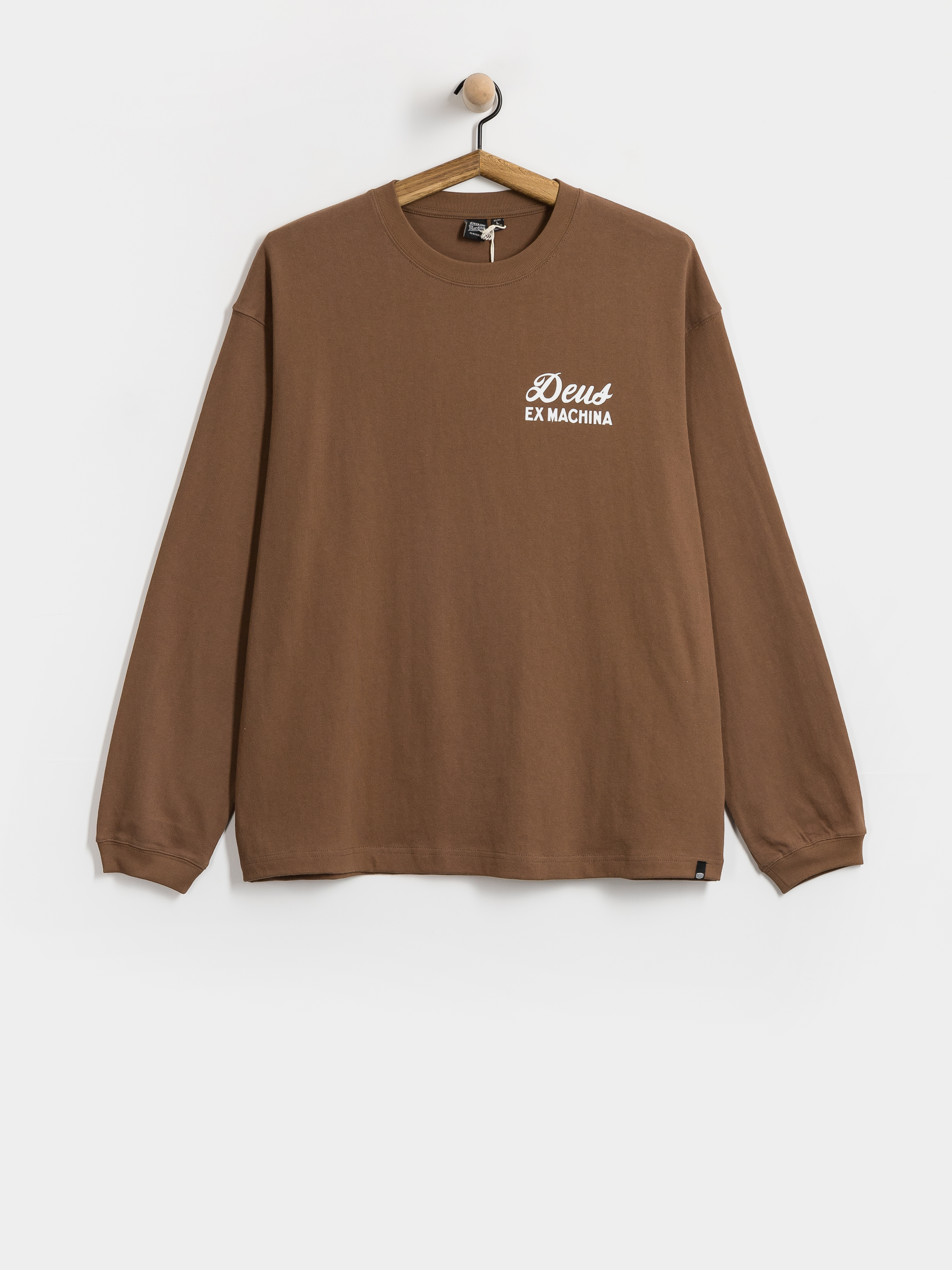 Лонгслів Deus Ex Machina Harajuku Sign (bison brown)