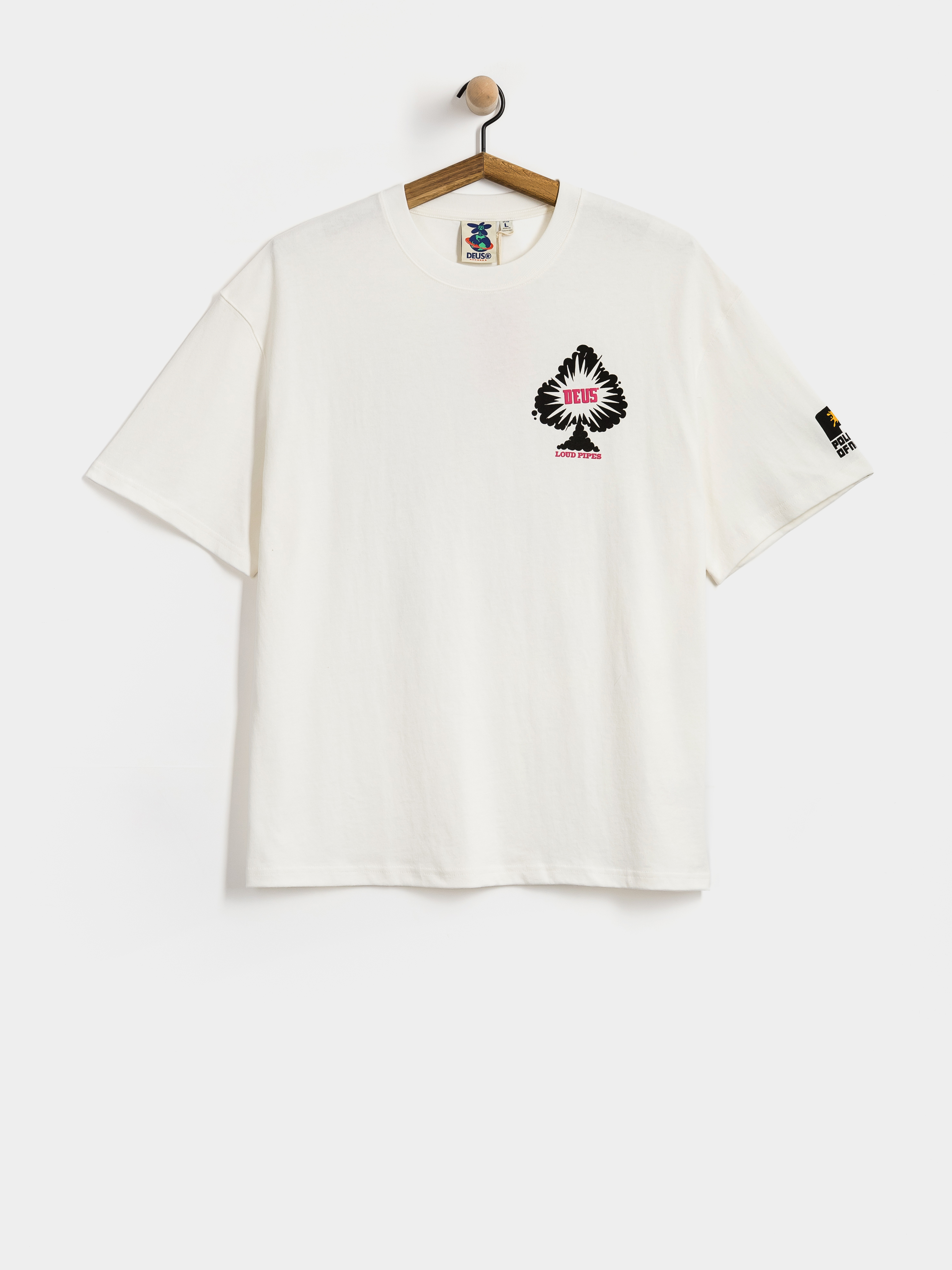 Футболка Deus Ex Machina Turpentine Os (vintage white)