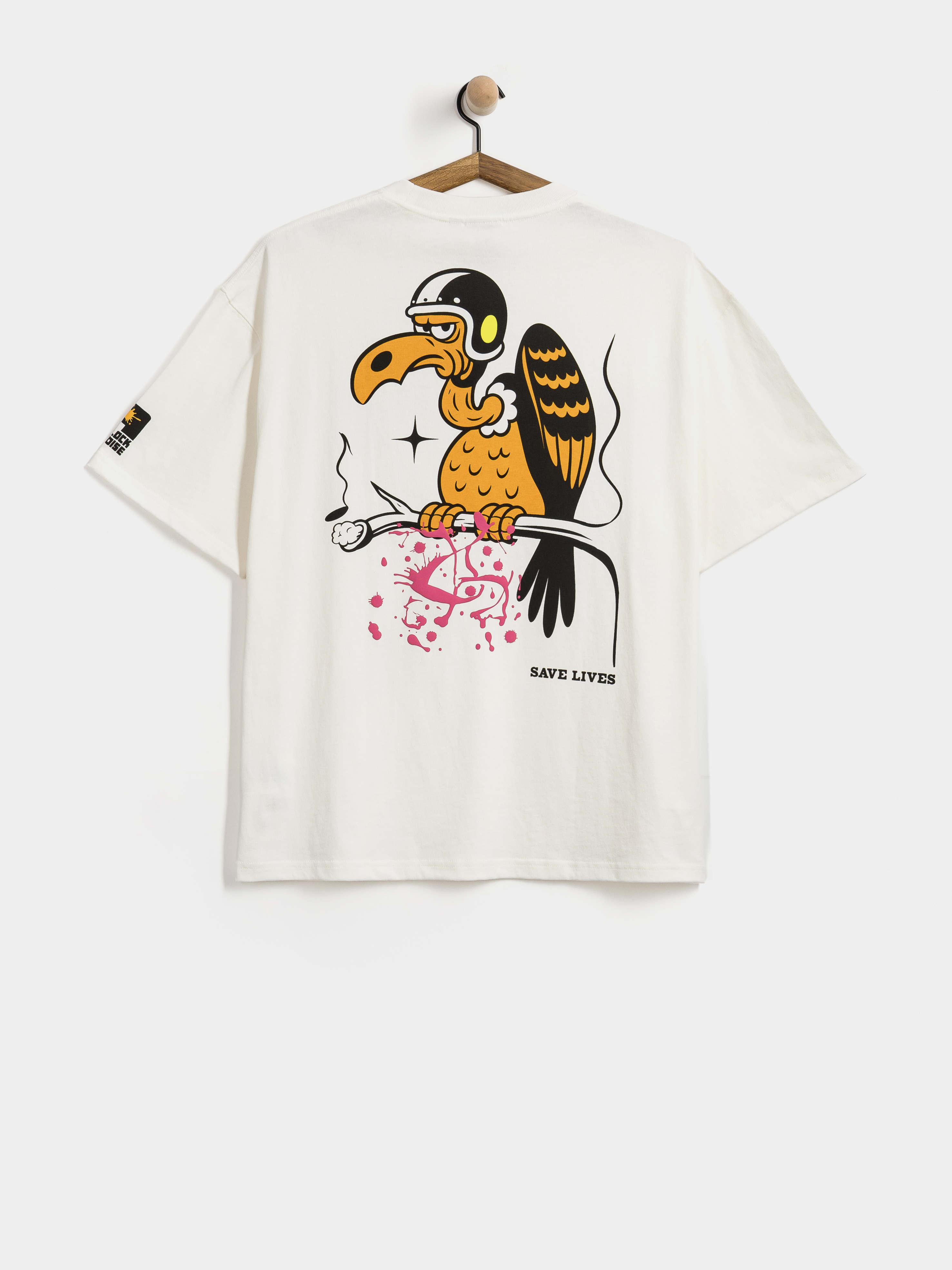 Футболка Deus Ex Machina Turpentine Os (vintage white)
