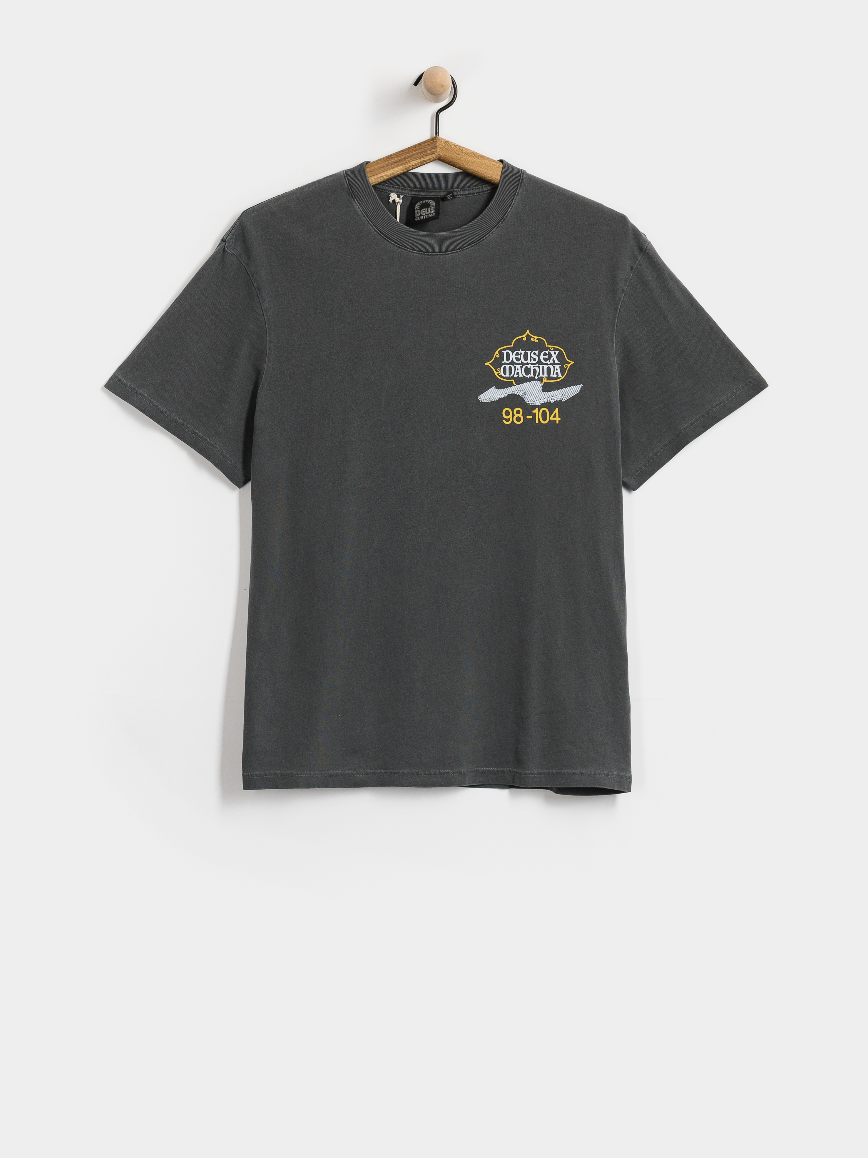 Футболка Deus Ex Machina Easy Peacey (anthracite grey)