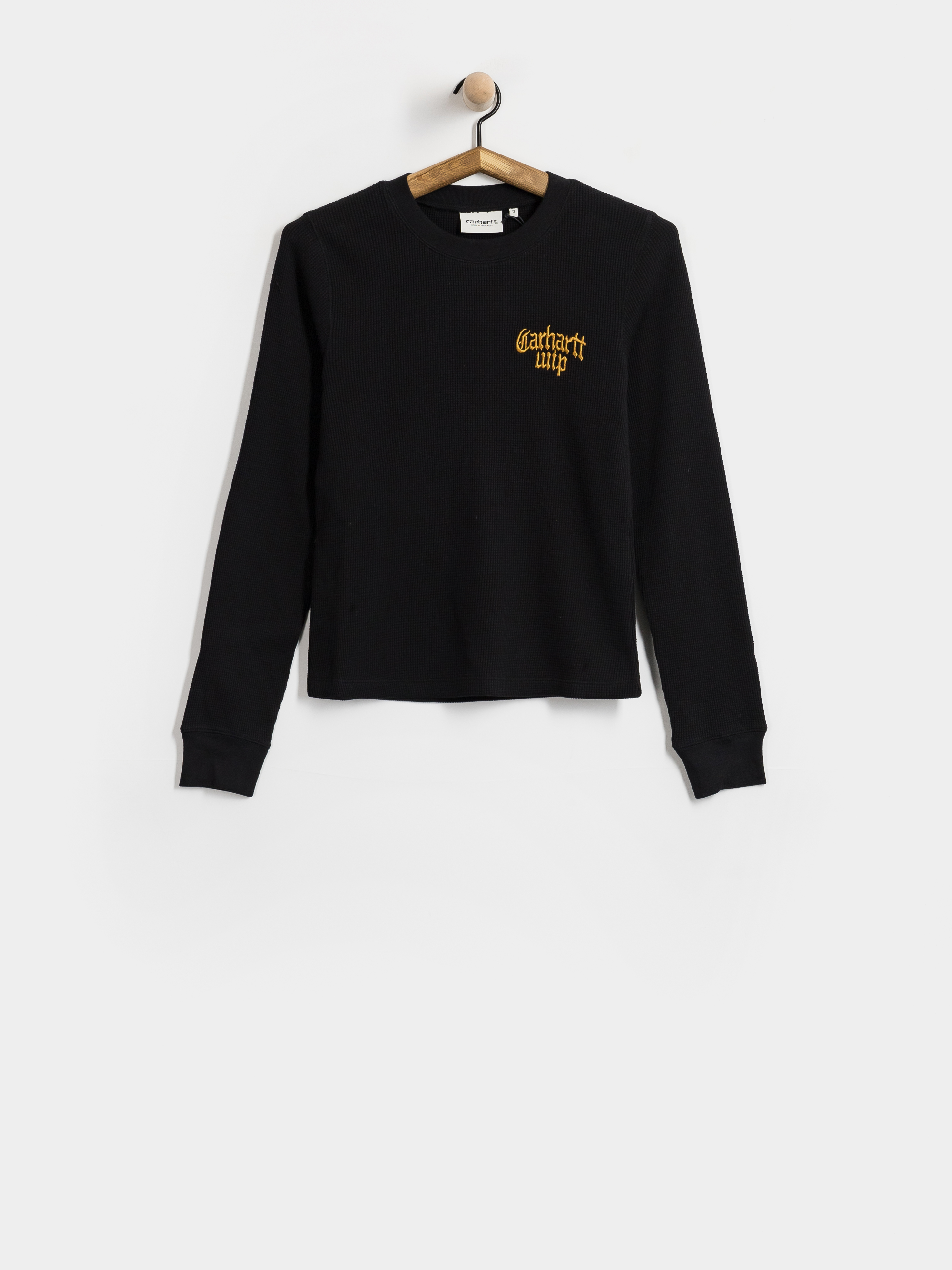 Лонгслів Carhartt WIP Blackletter Waffle T S Wmn