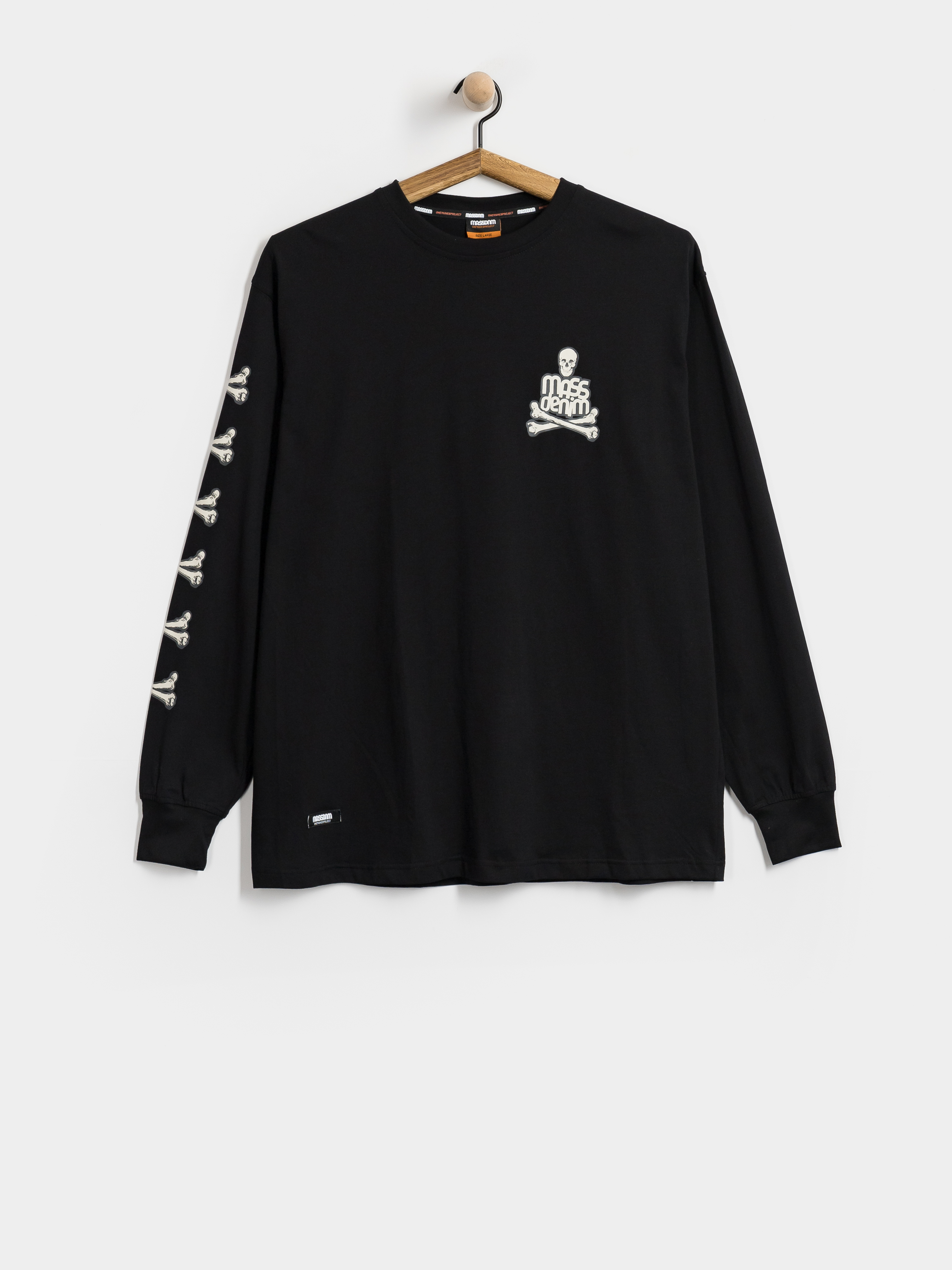 Лонгслів MassDnm Skull (black)
