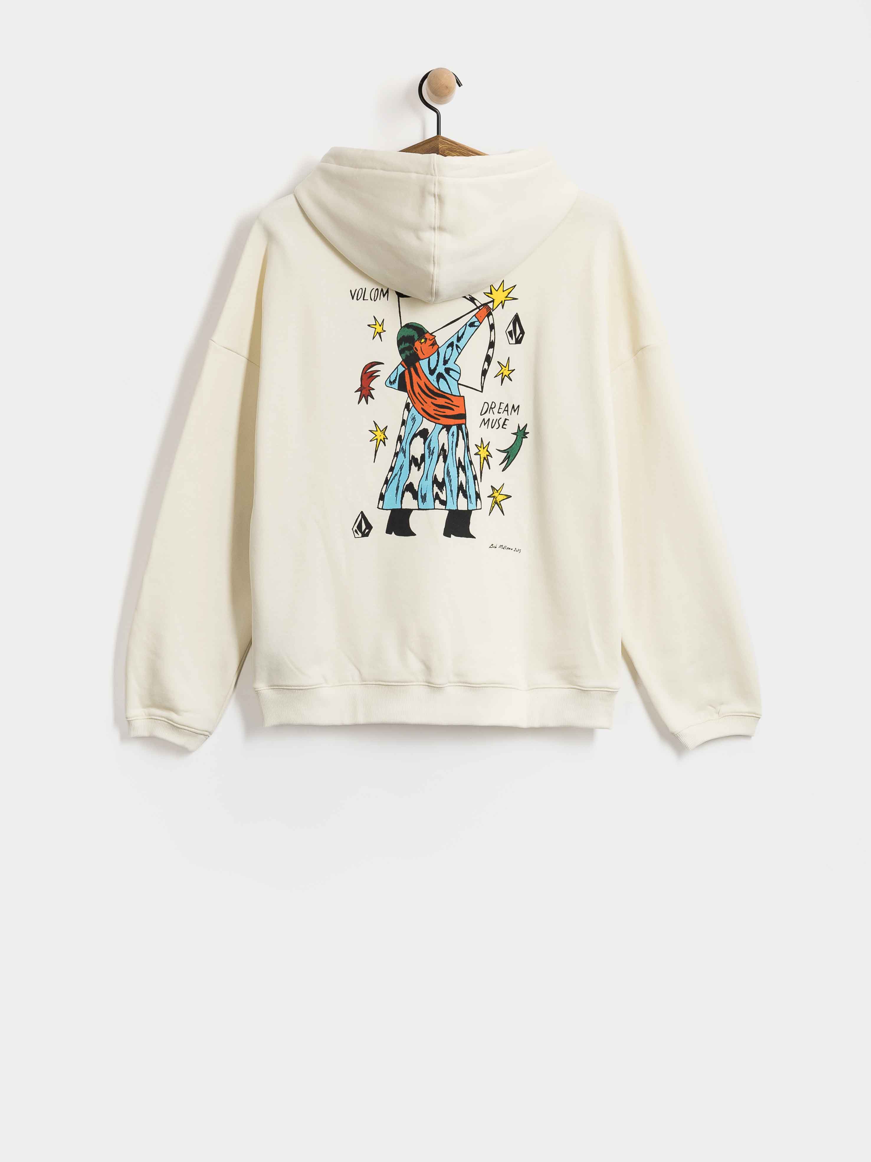 Худі Volcom Radical Daze Up HD Wmn (off white)