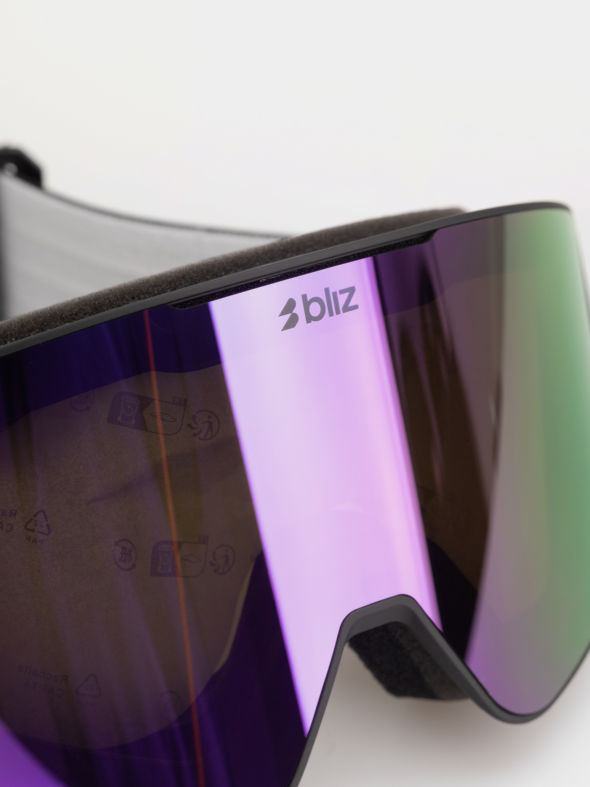 Окуляри для сноуборду Bliz G001 (matte black/brown w purple multi)