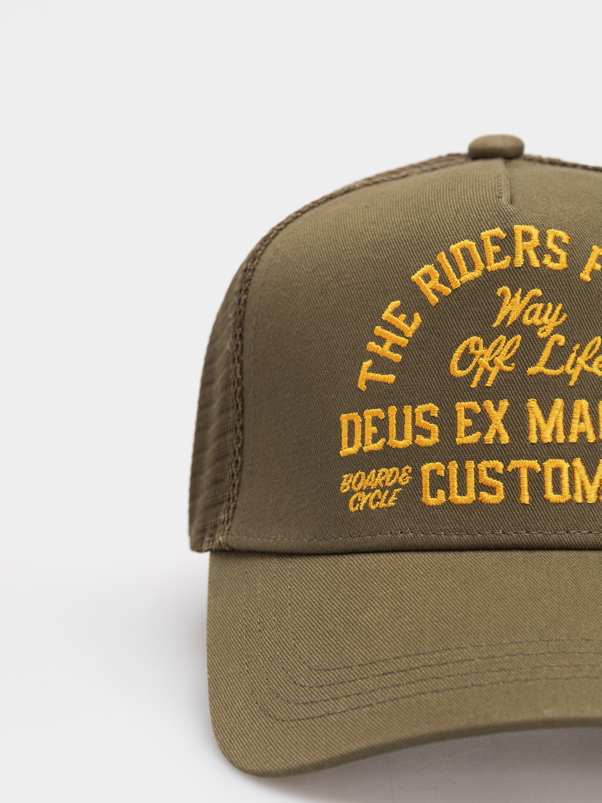 Кепка Deus Ex Machina Shook Ones Trucker (olive green)