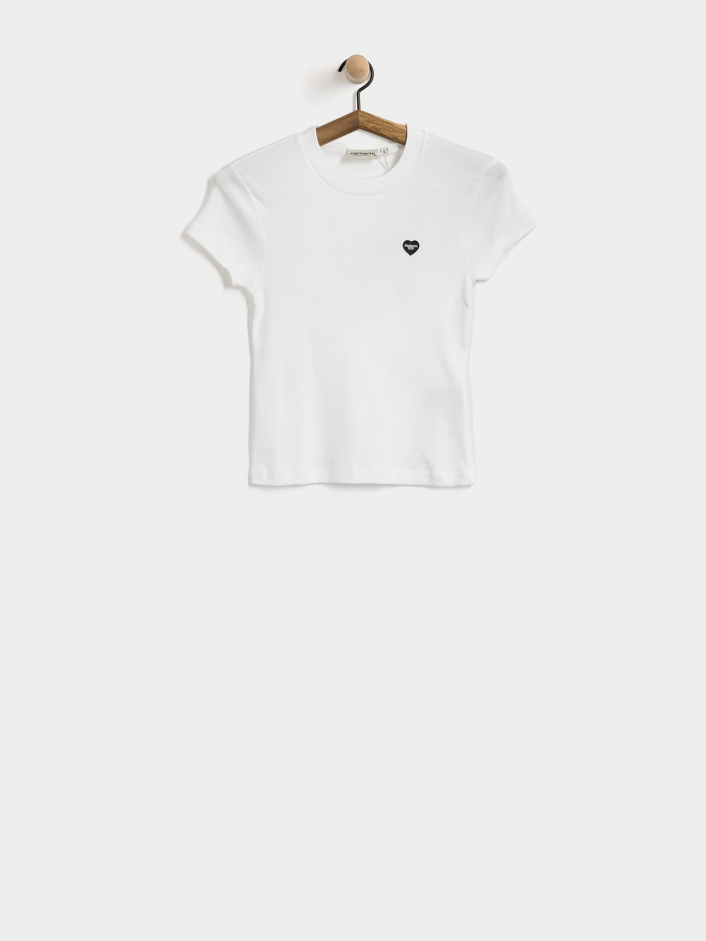 Футболка Carhartt WIP Small Heart Patch Wmn (white/black)