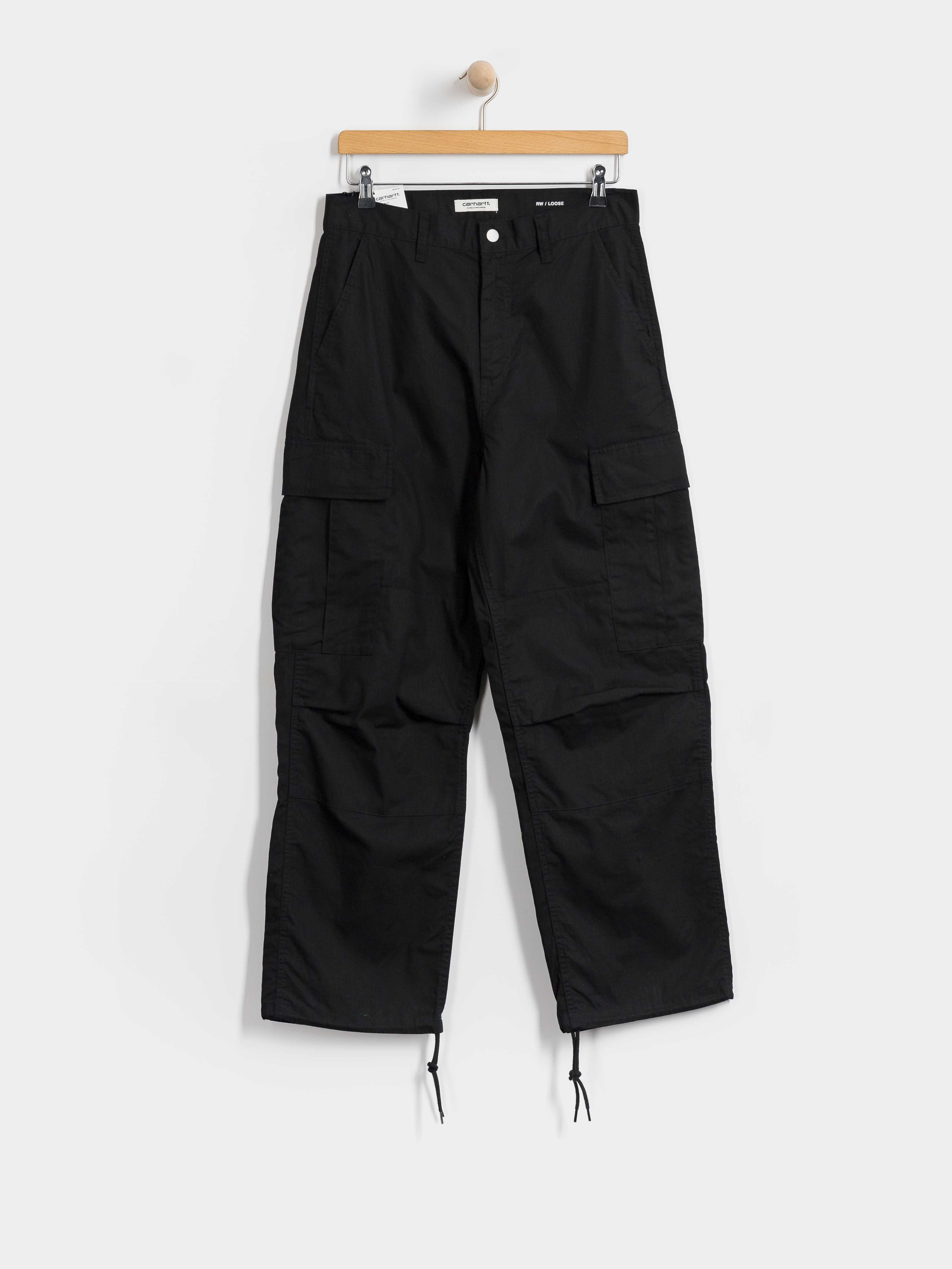 Штани Carhartt WIP Brandon Cargo Wmn (black/rinsed)