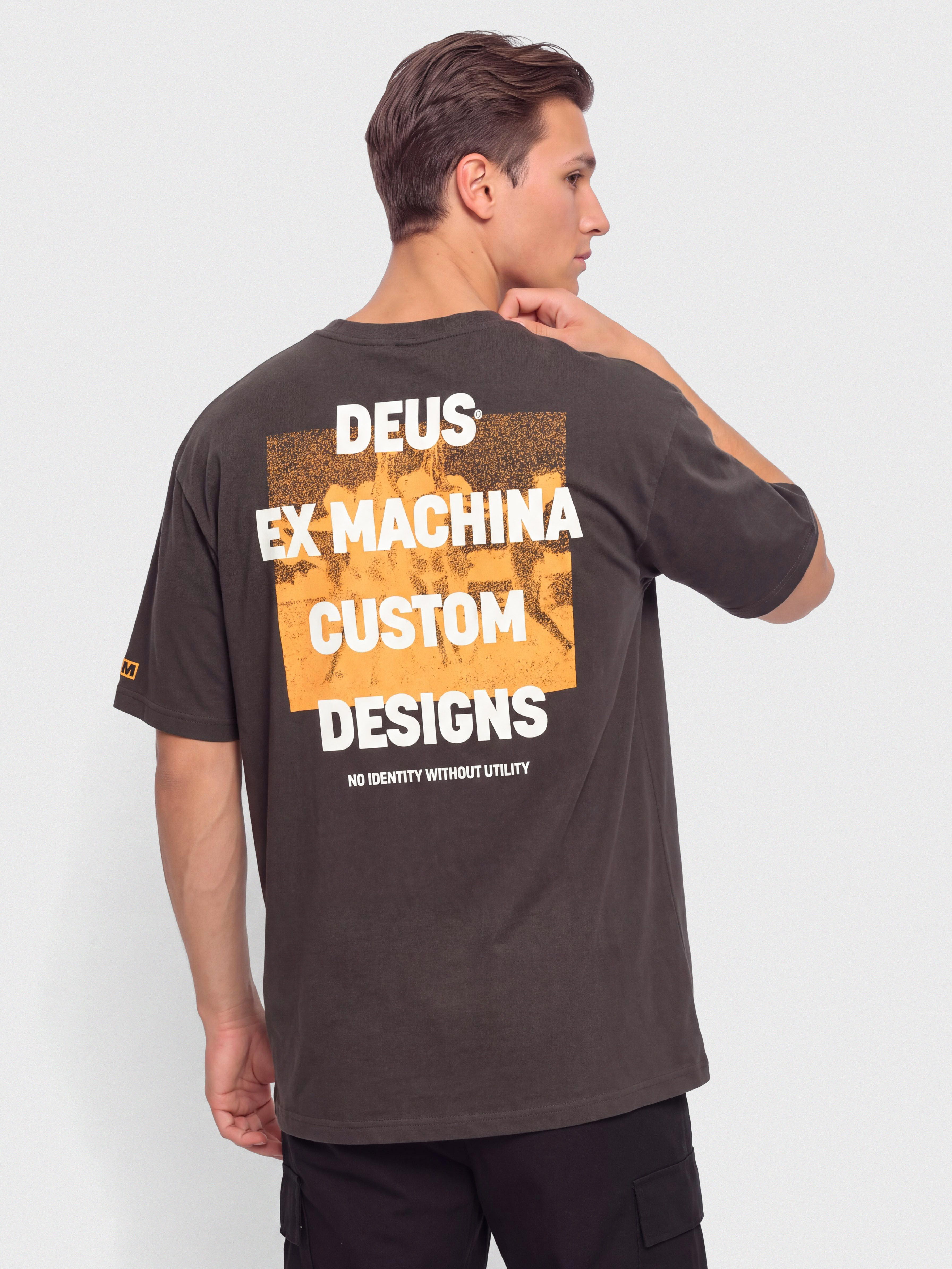 Футболка Deus Ex Machina Utility Os (anthracite grey)