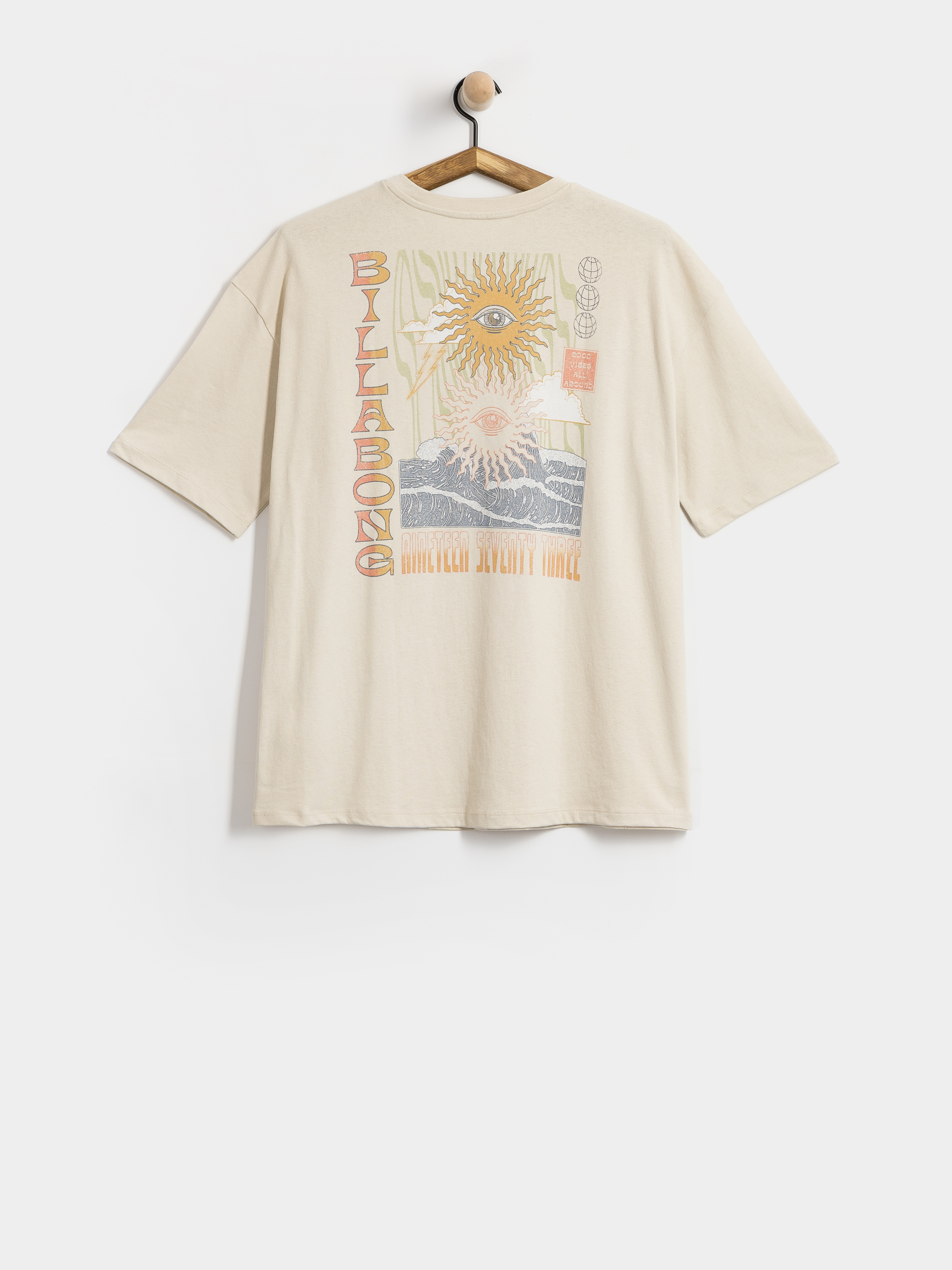 Футболка Billabong Adiv Good Vibes True Boy Wmn (oatmeal)