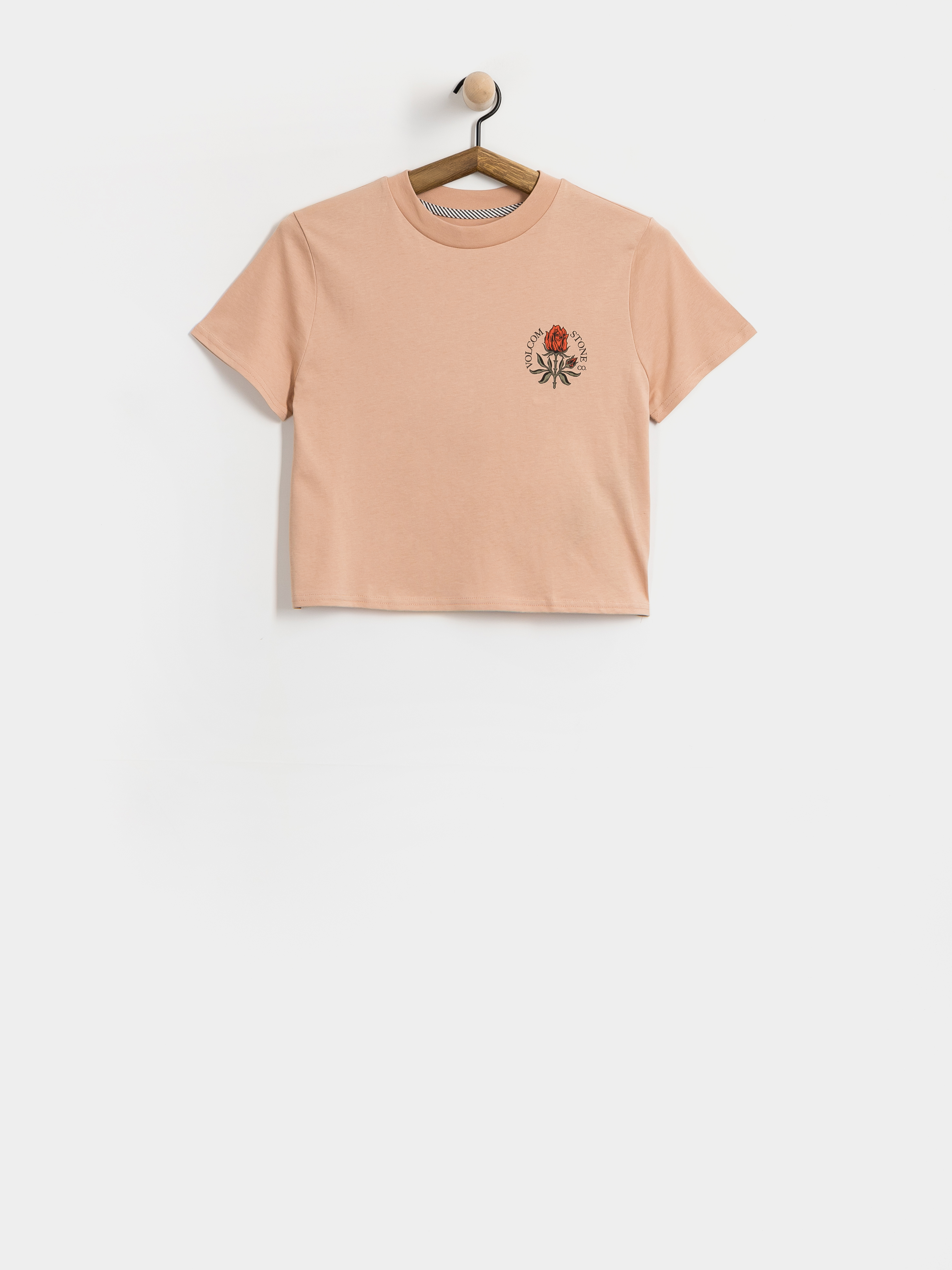 Футболка Volcom Dial Crop Wmn (misty rose)