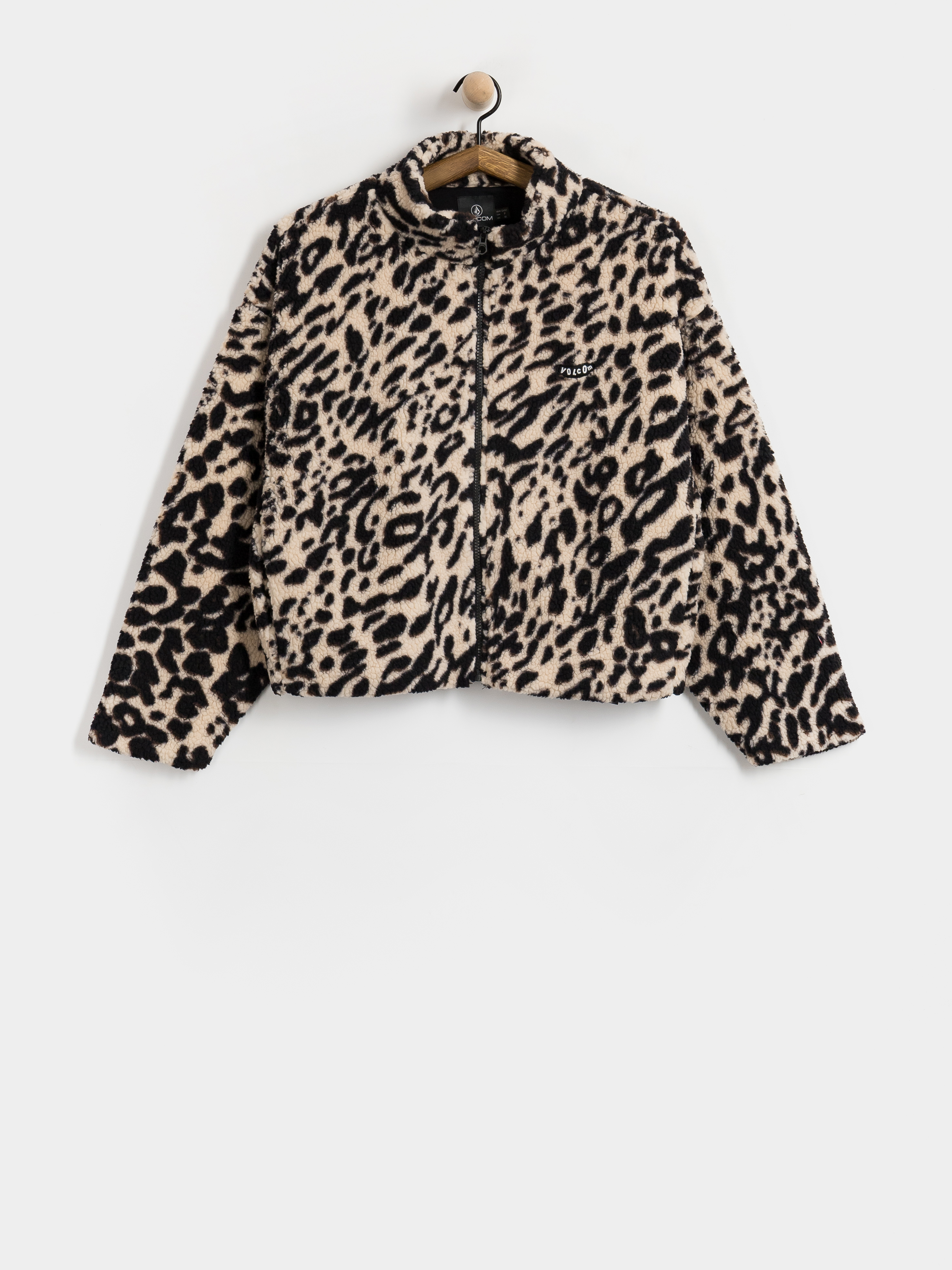 Світшот Volcom Wylding Out Sherpa Wmn (animal print)