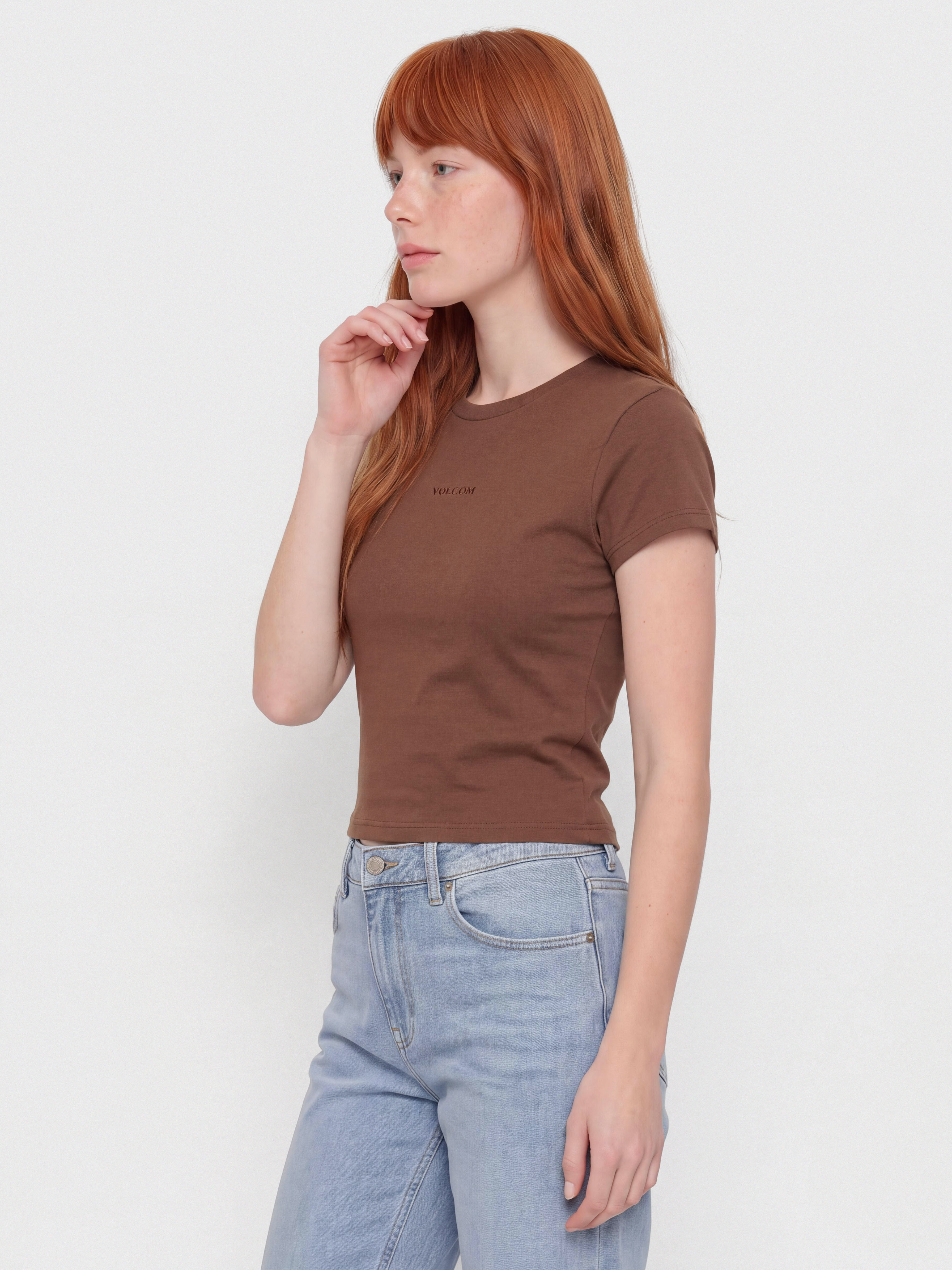 Футболка Volcom Stone Tight Wmn (tobacco brown)