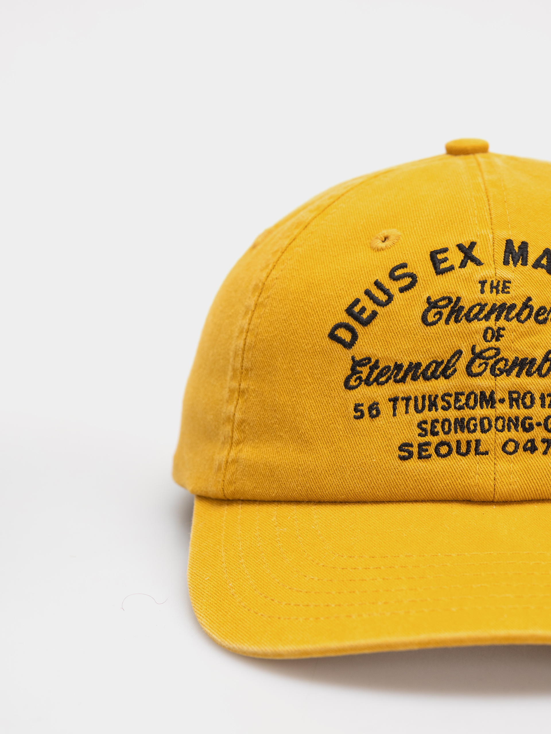 Кепка Deus Ex Machina Seoul Sign (citrus orange)