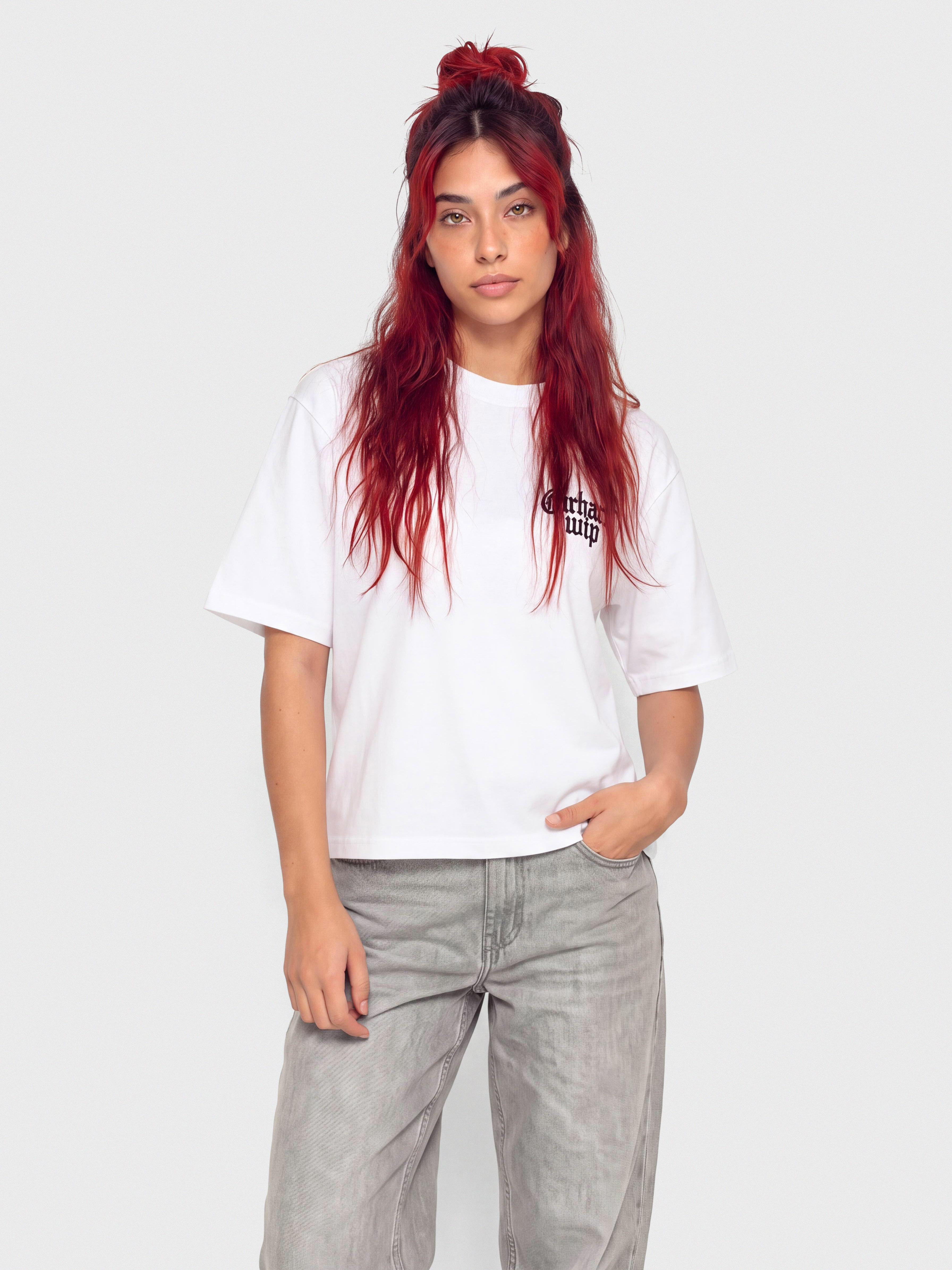 Футболка Carhartt WIP Blackletter Wmn