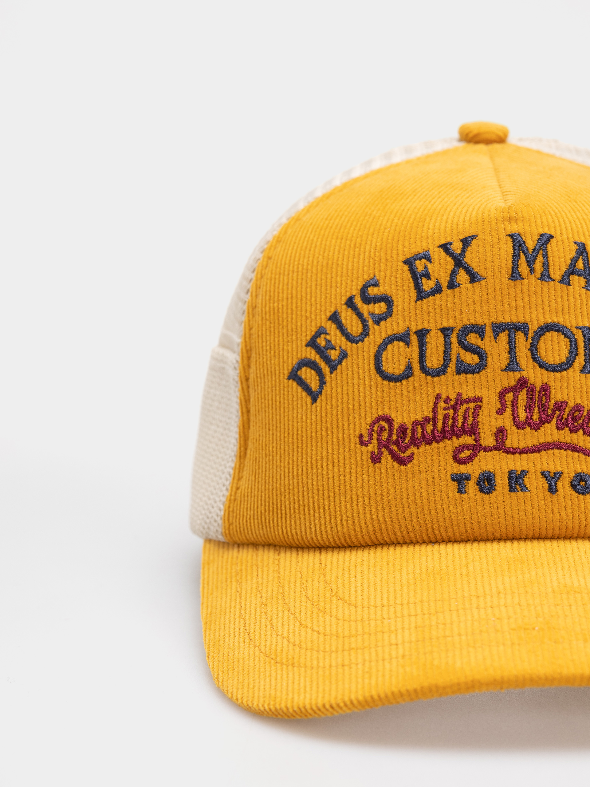 Кепка Deus Ex Machina Marsden Trucker (radiant yellow)