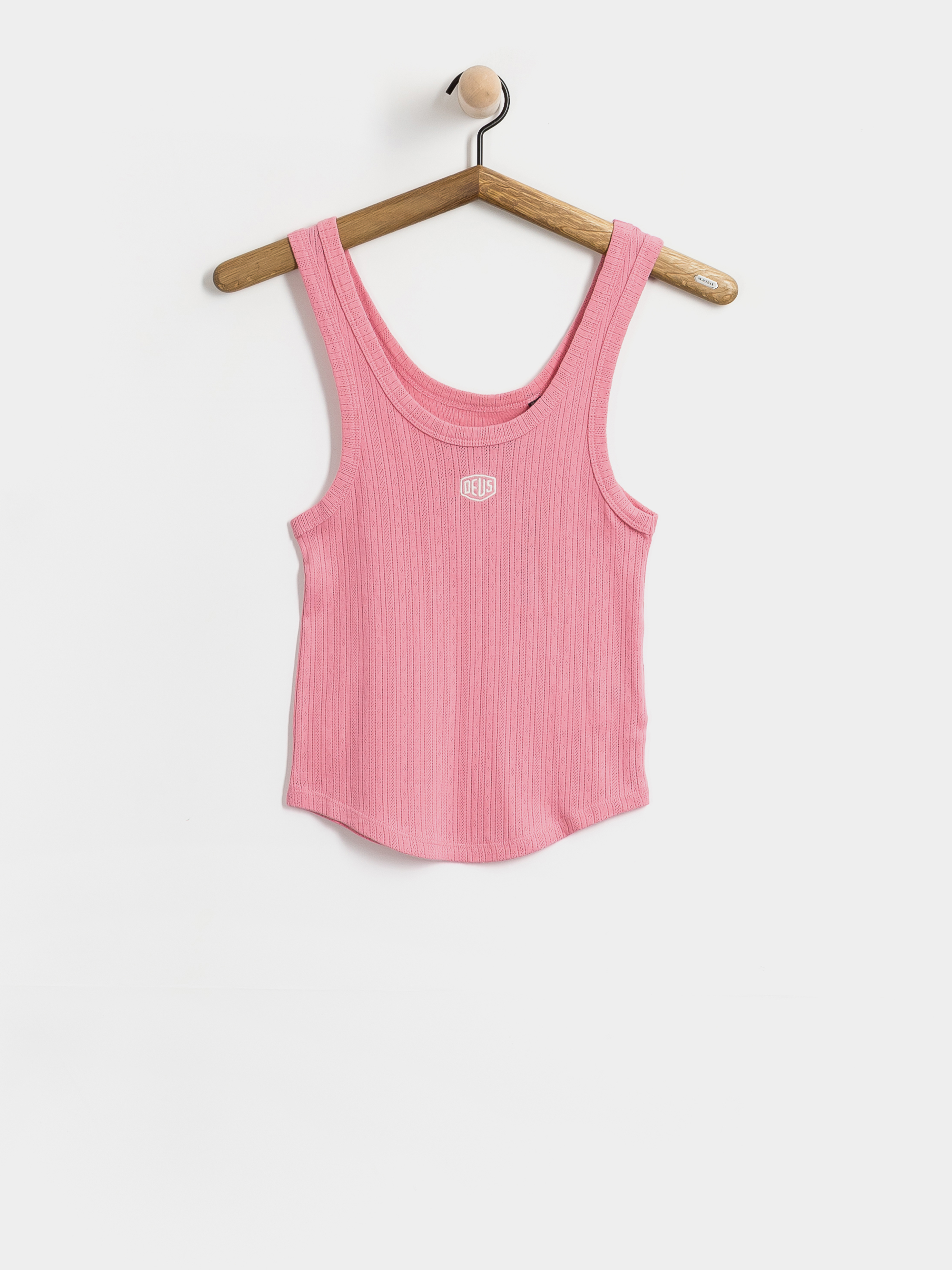  Футболка Deus Ex Machina June Pointelle Shield Wmn (prism pink)