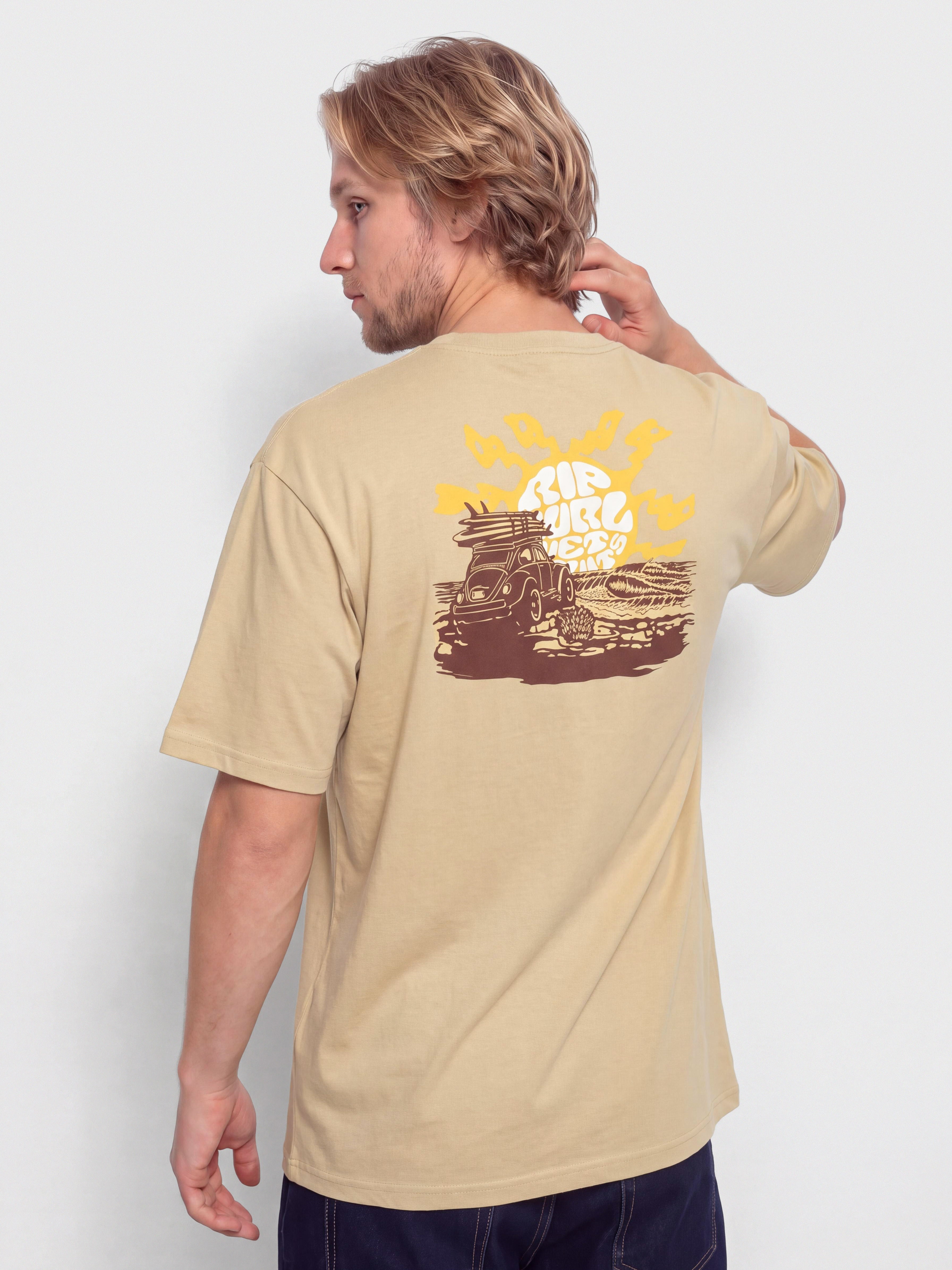 Футболка Rip Curl Surf Trip (khaki sand)
