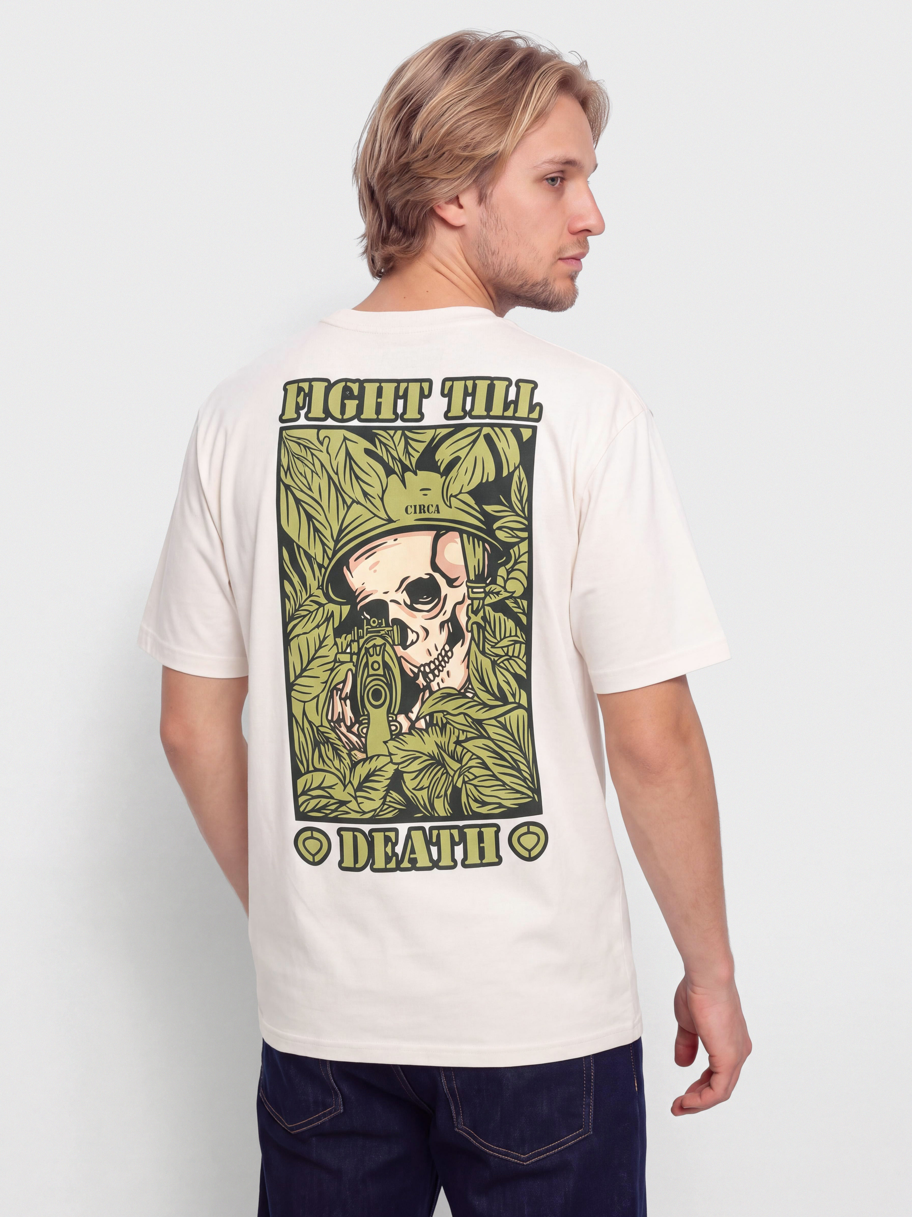 Футболка Circa Till Death (vintage white)