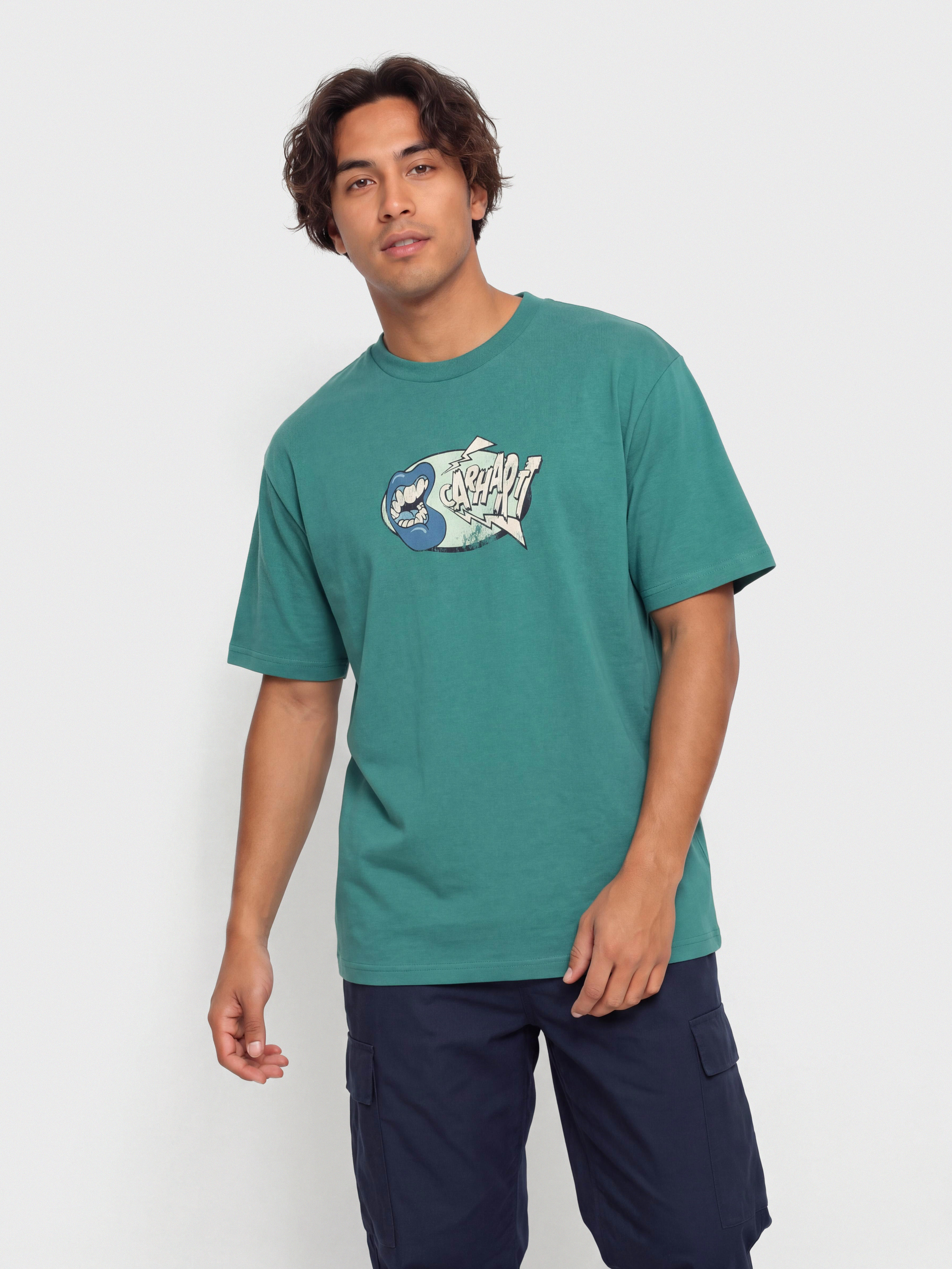 u0424u0443u0442u0431u043eu043bu043au0430 Carhartt WIP Louder (saguaro/heavy enzyme wash)
