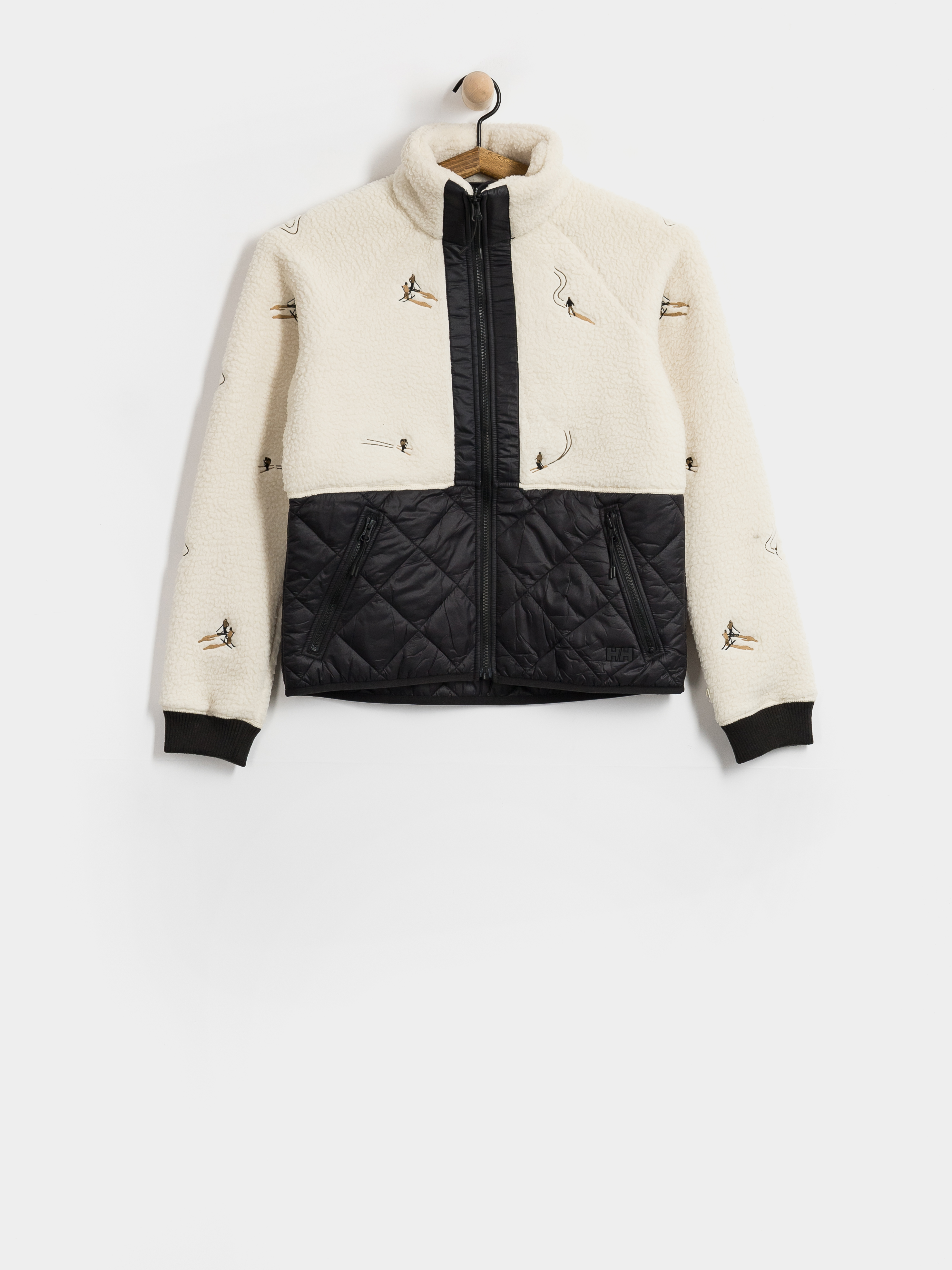 u041au0443u0440u0442u043au0430 Helly Hansen Bliss Hybrid Wmn (cream skiers embroidery)