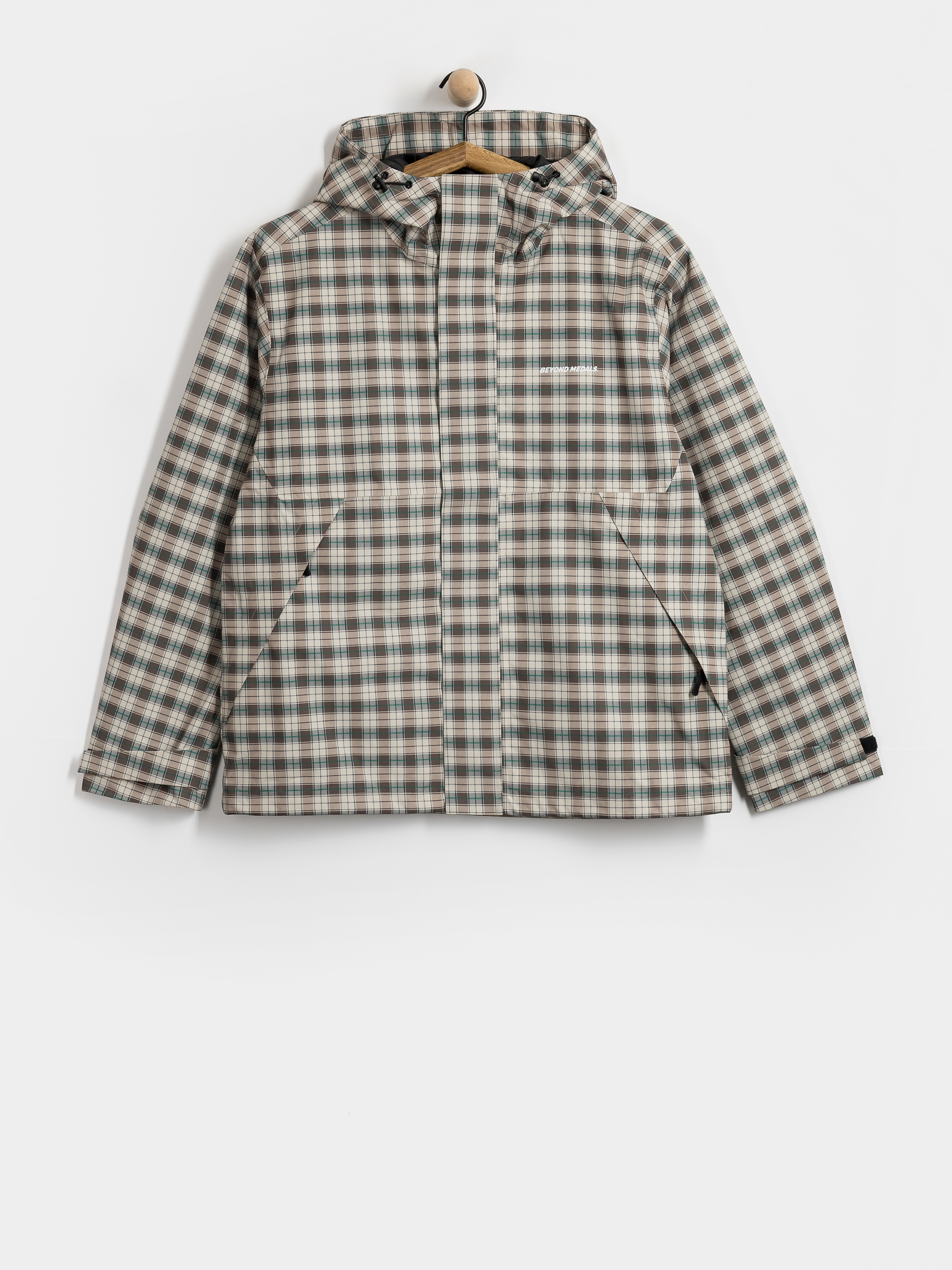 Чоловіча Сноубордична куртка Beyond Medals The Jacket 2L Print (light beige)
