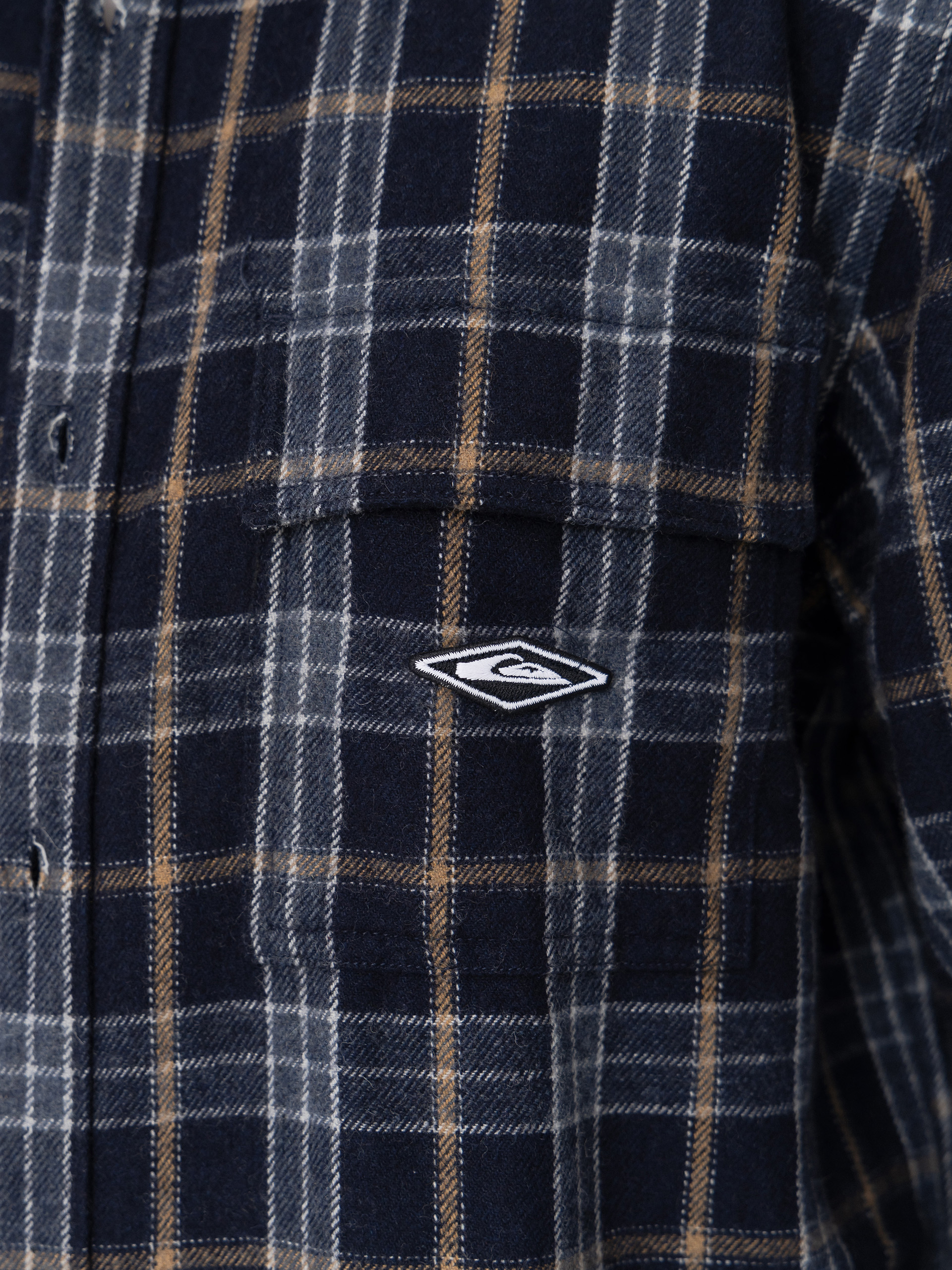 Сорочка Quiksilver Diamond Wool (dark navy diamond check)
