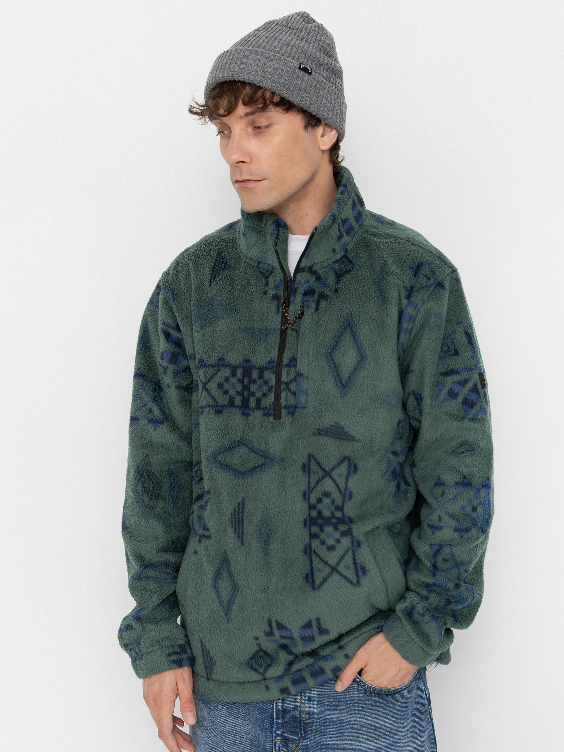 u0424u043bu0456u0441u043eu0432u0438u0439 u0441u0432u0435u0442u0440 Billabong Boundary Mock Neck (smoke pine)