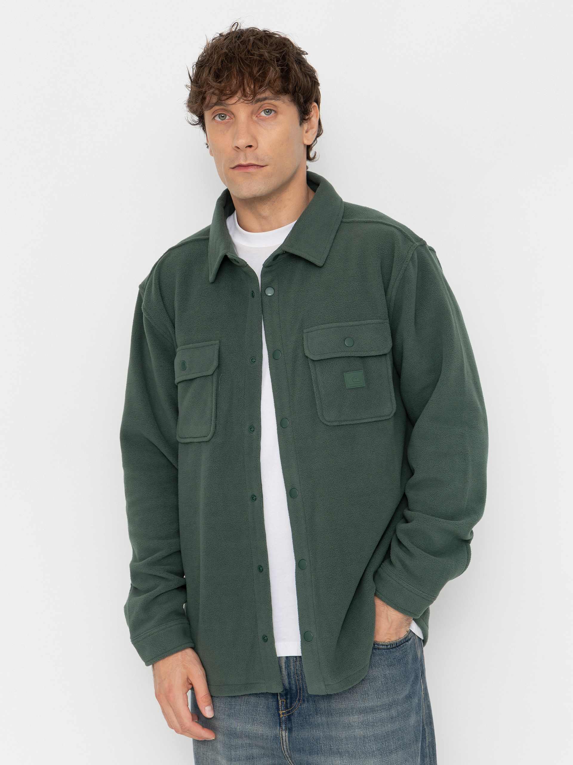 Флісовий светр Quiksilver Venture Fleece Shirt (forest)
