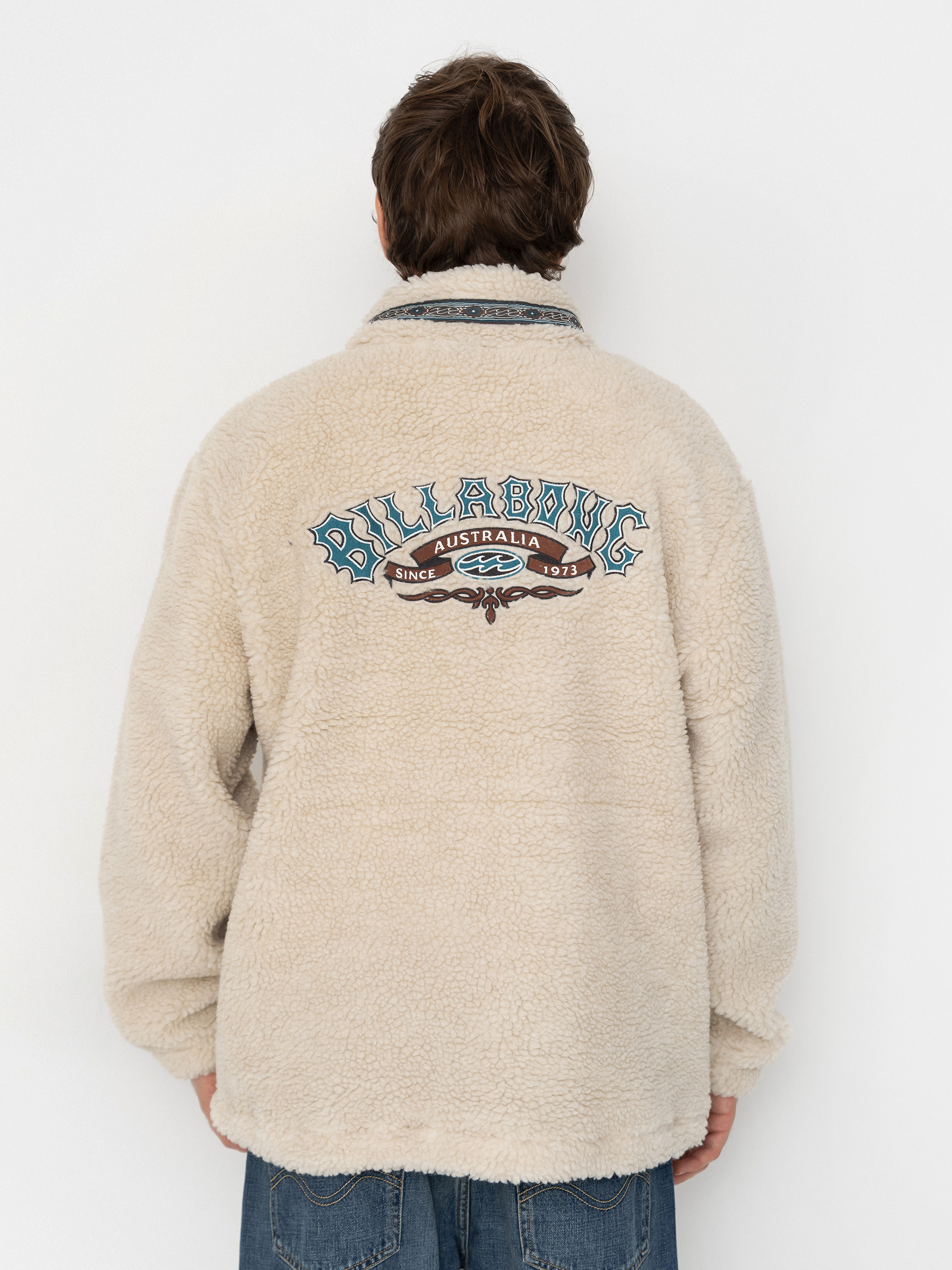 Чоловічий Флісовий светр Billabong Tombstone Half Zip (oatmeal)