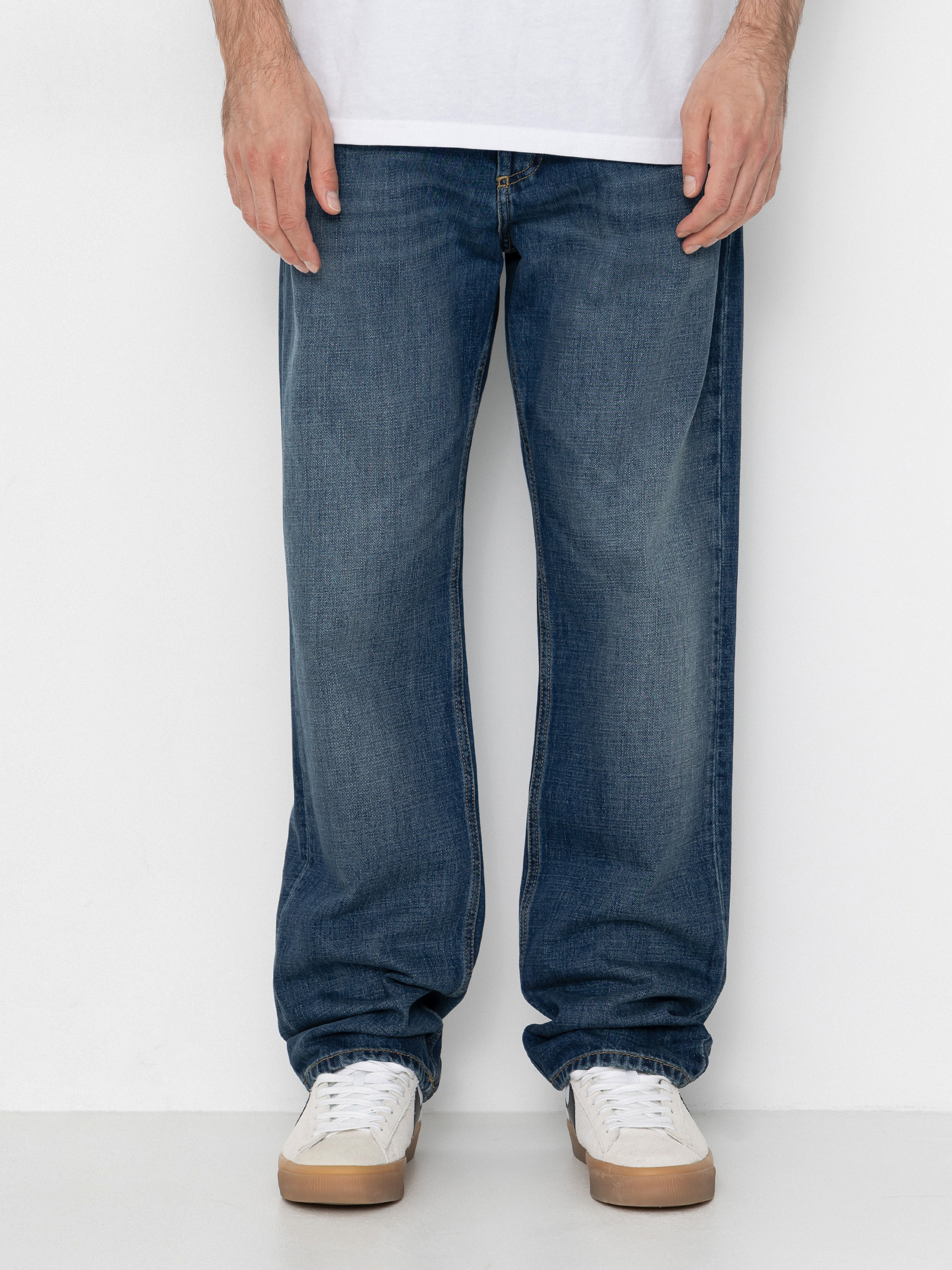 Штани Carhartt WIP Marlow (blue/dark used wash)