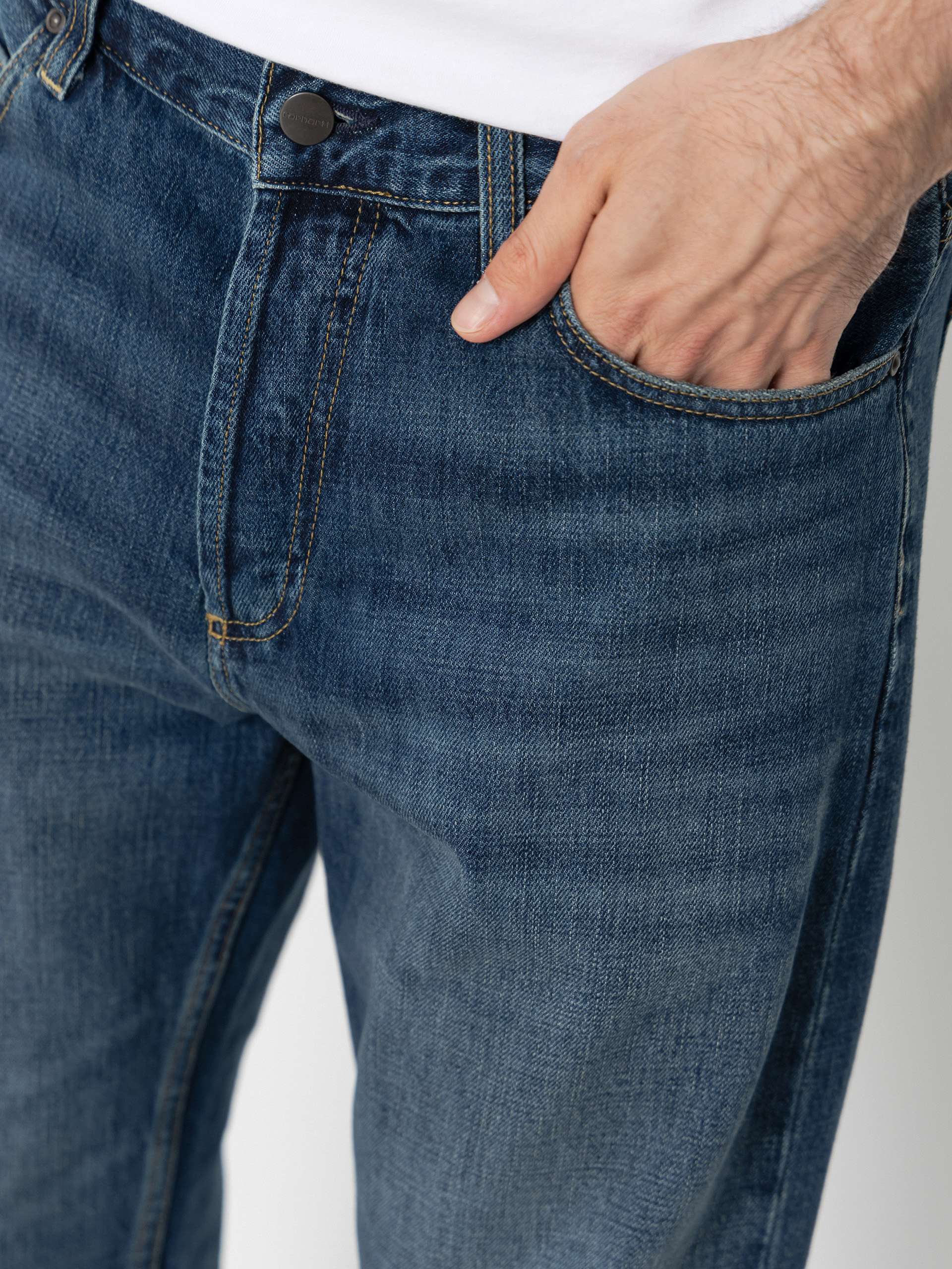 Штани Carhartt WIP Marlow (blue/dark used wash)
