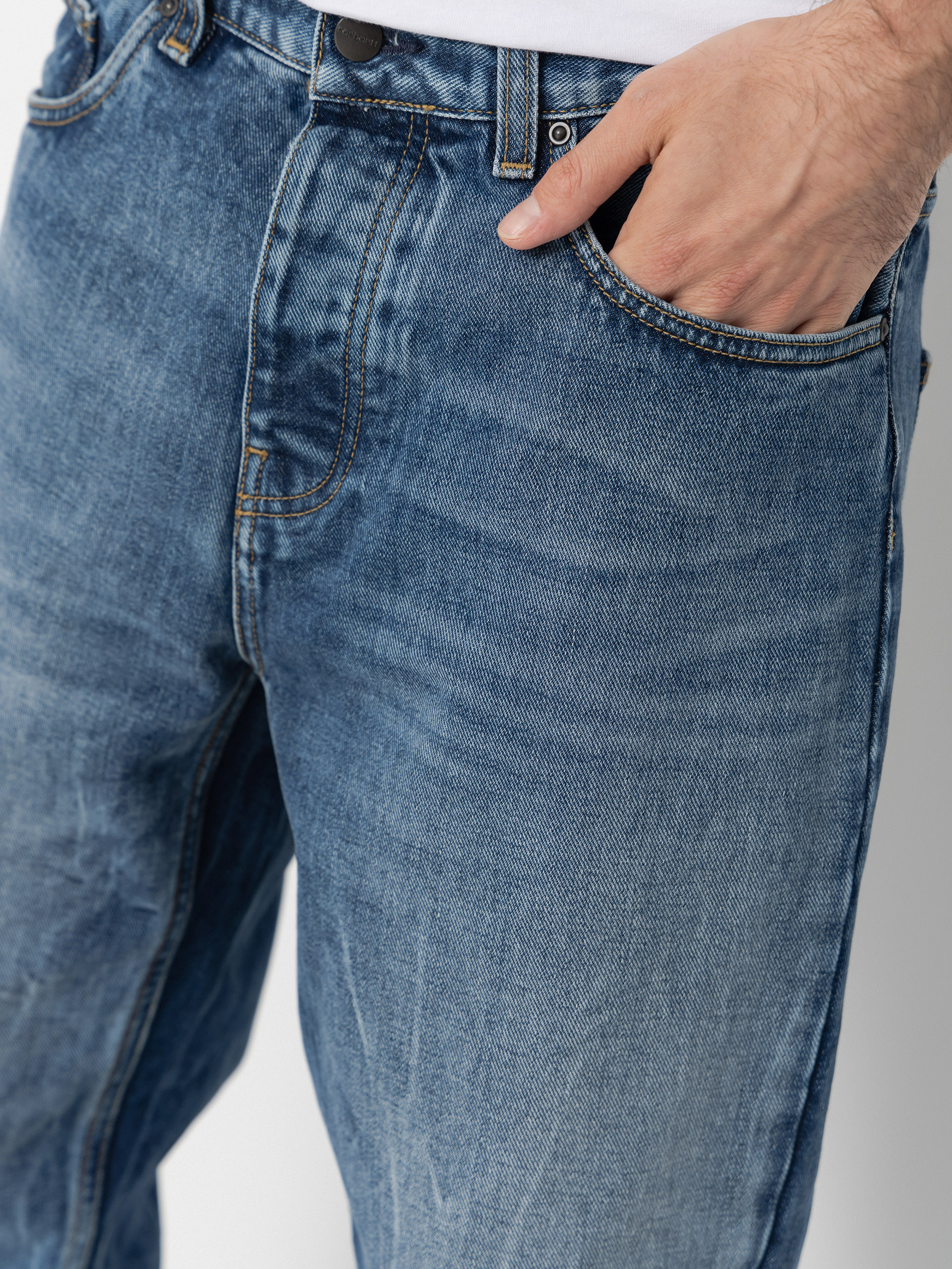 Штани Carhartt WIP Newel (blue/marble used wash)