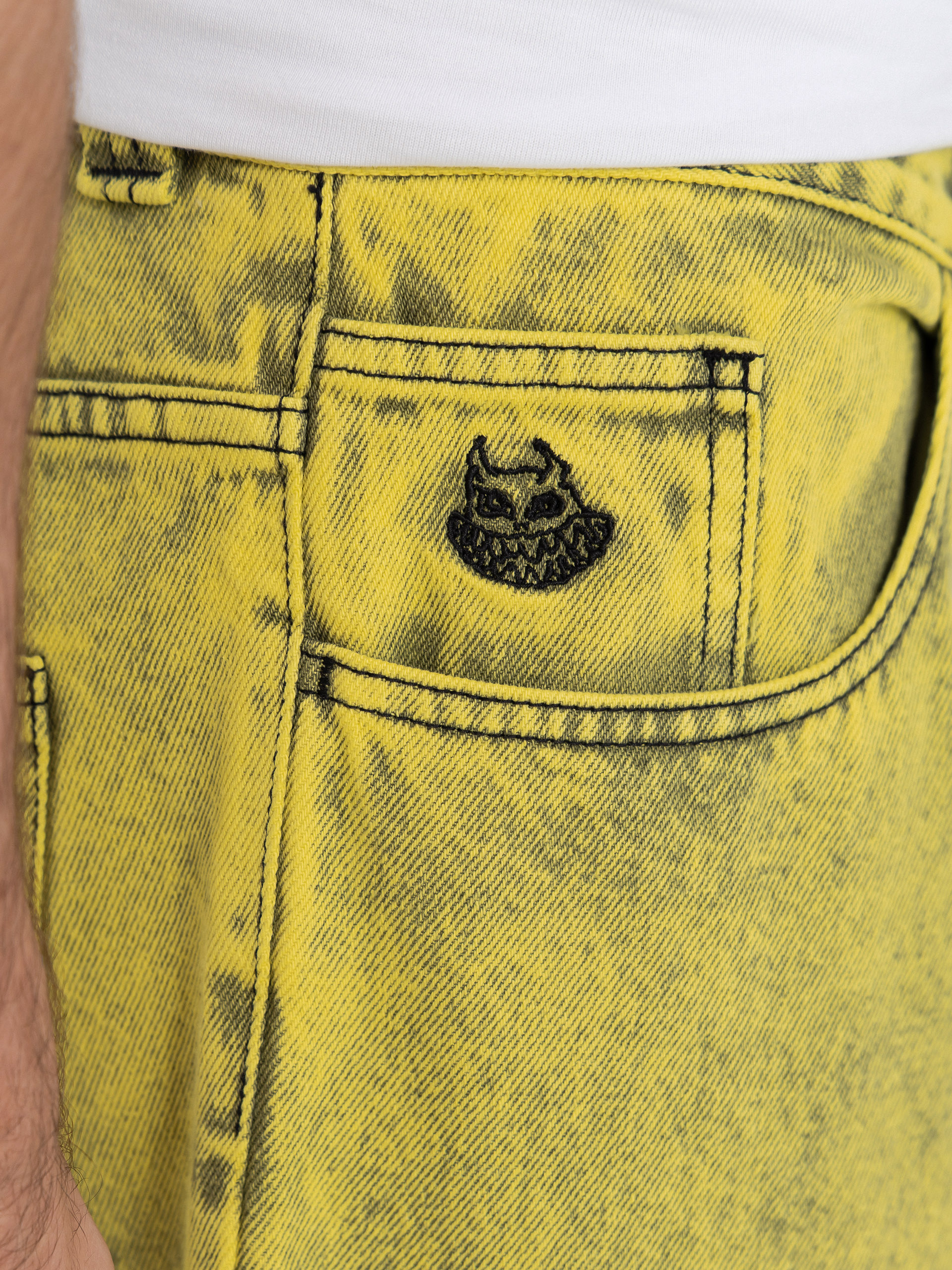 Штани Polar Skate Big Boy Demon Child (lemon black)