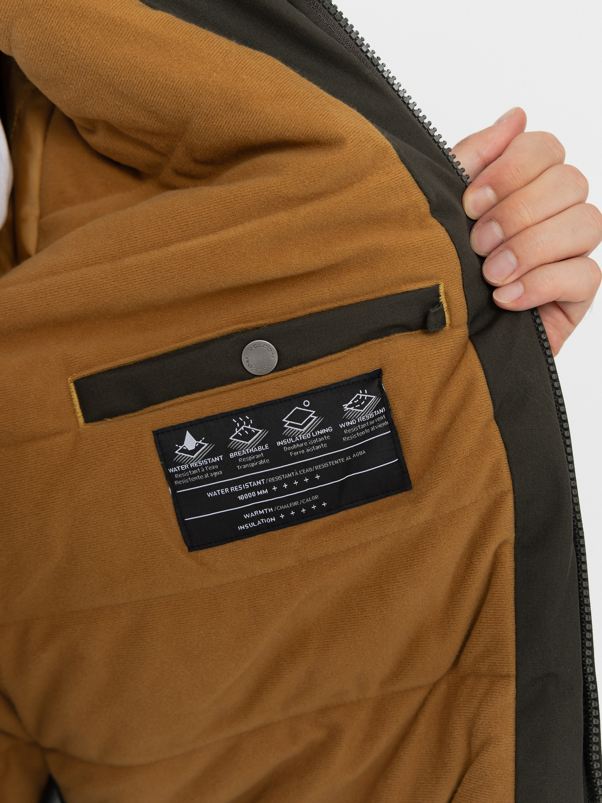 Куртка Volcom Hernan 10K (rinsed black)
