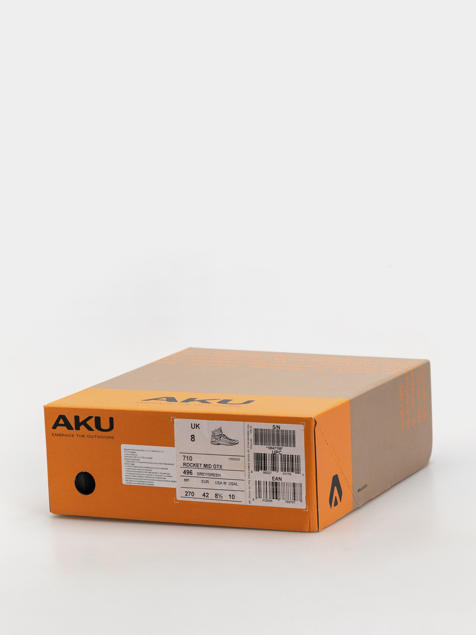 Взуття AKU Rocket Mid GTX (grey/green)
