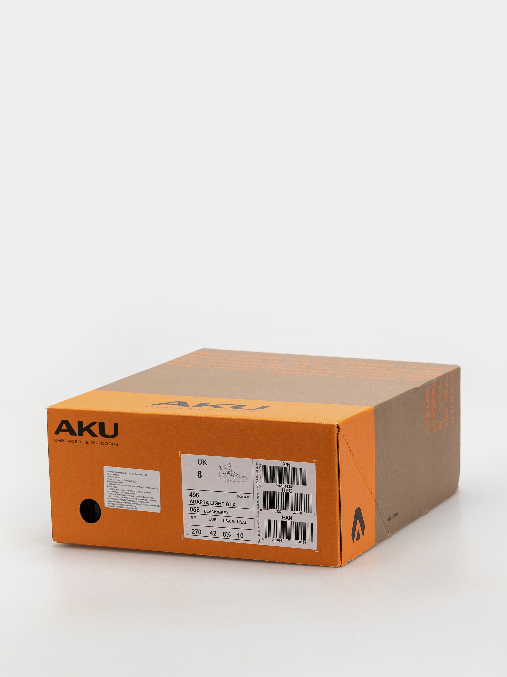 Взуття AKU Adapta Light GTX (black/grey)