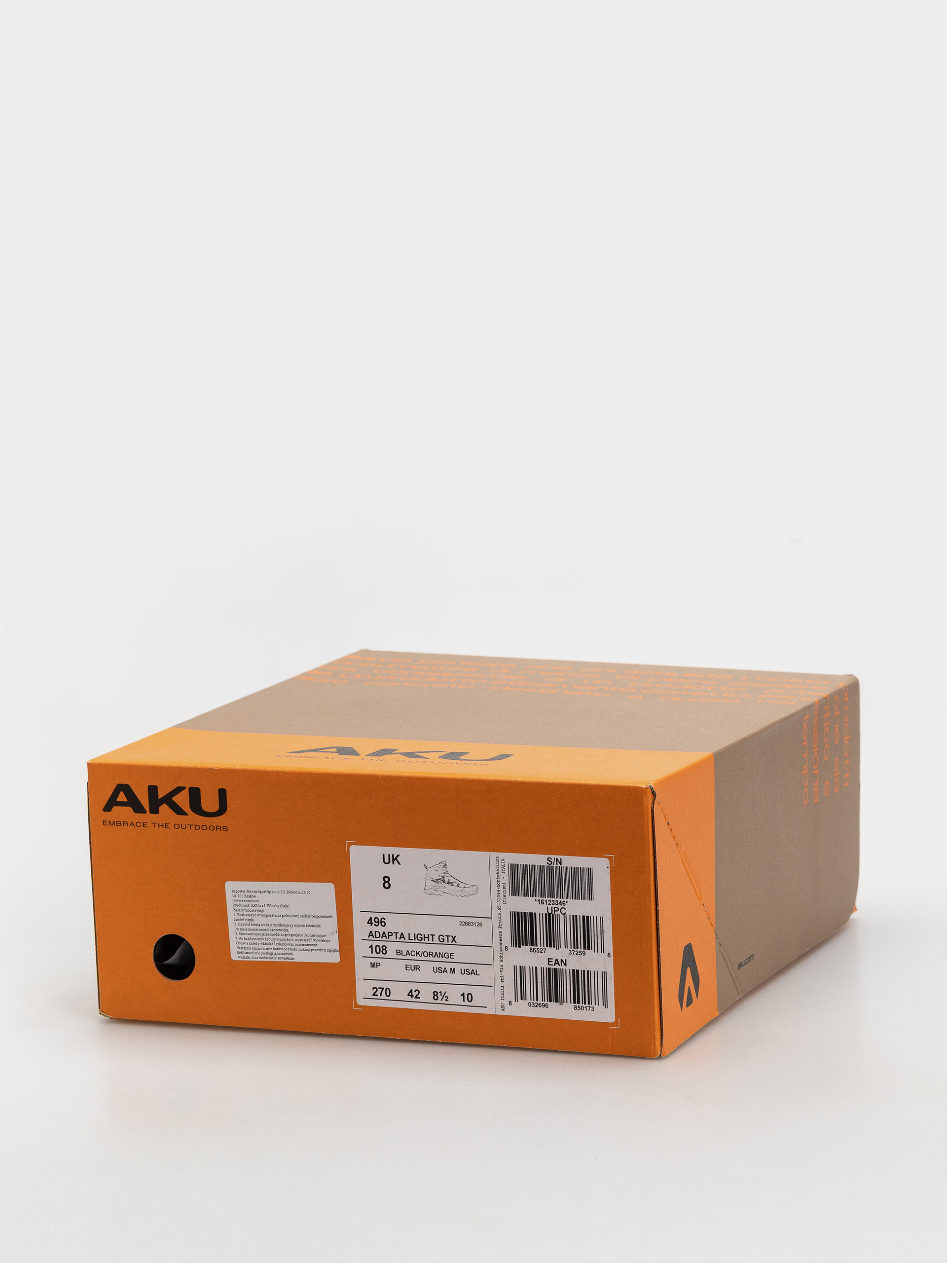 Взуття AKU Adapta Light GTX (black/orange)