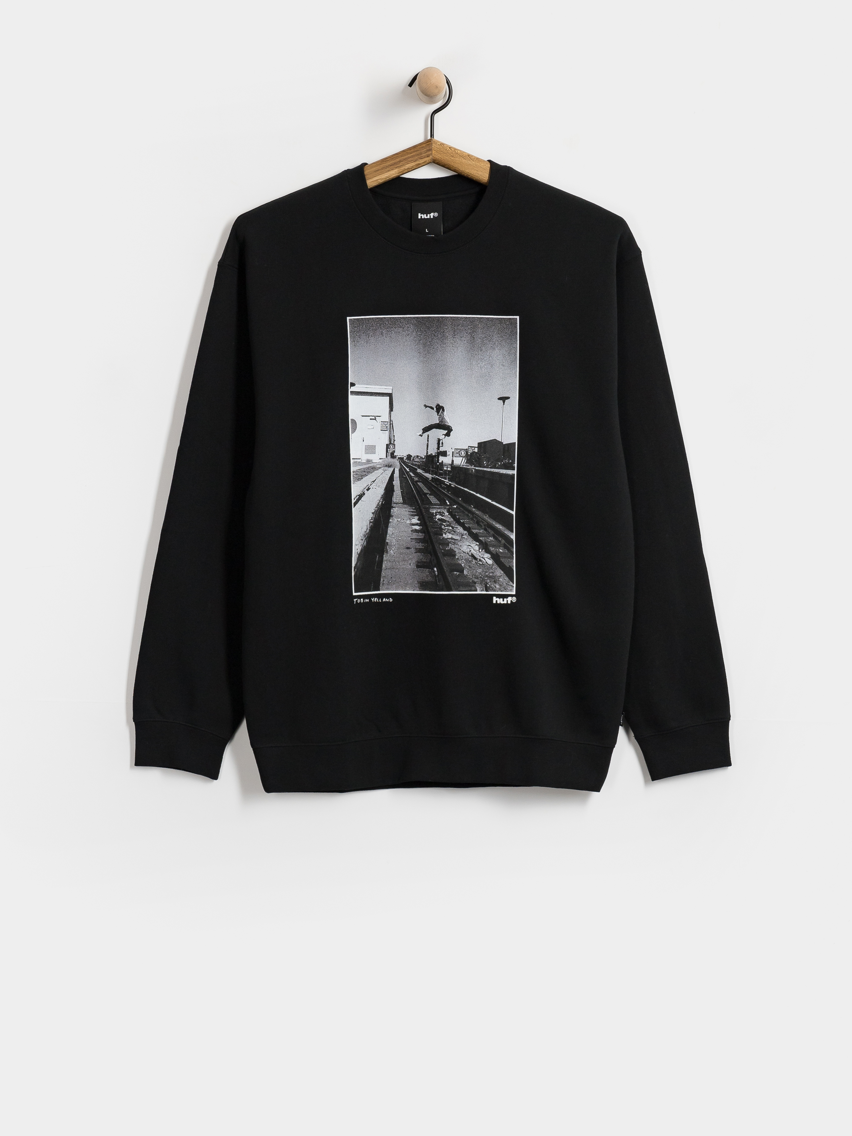 Світшот HUF Taking The Leap (black)