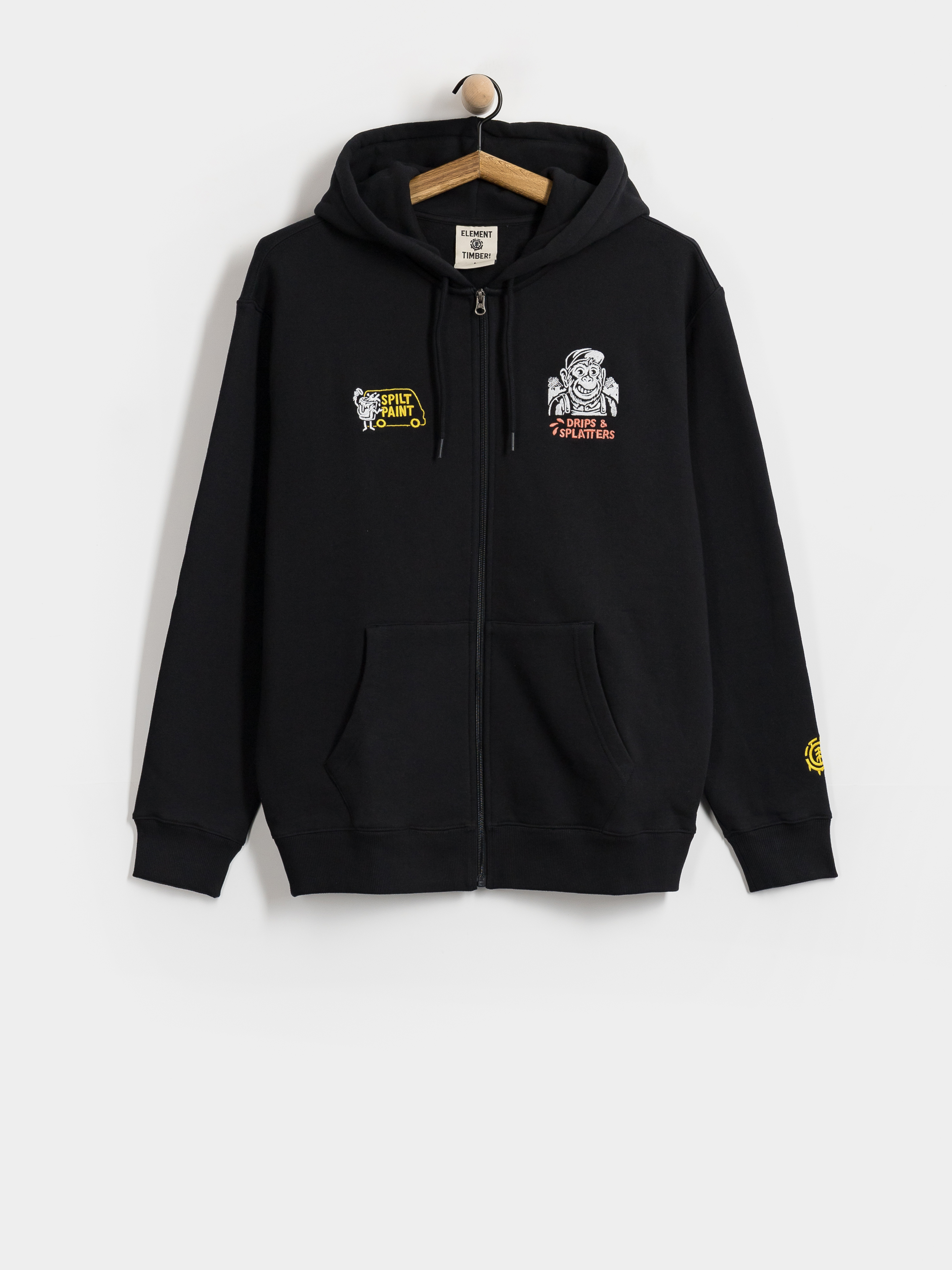 Худі Element Timber Monkey ZHD (flint black)