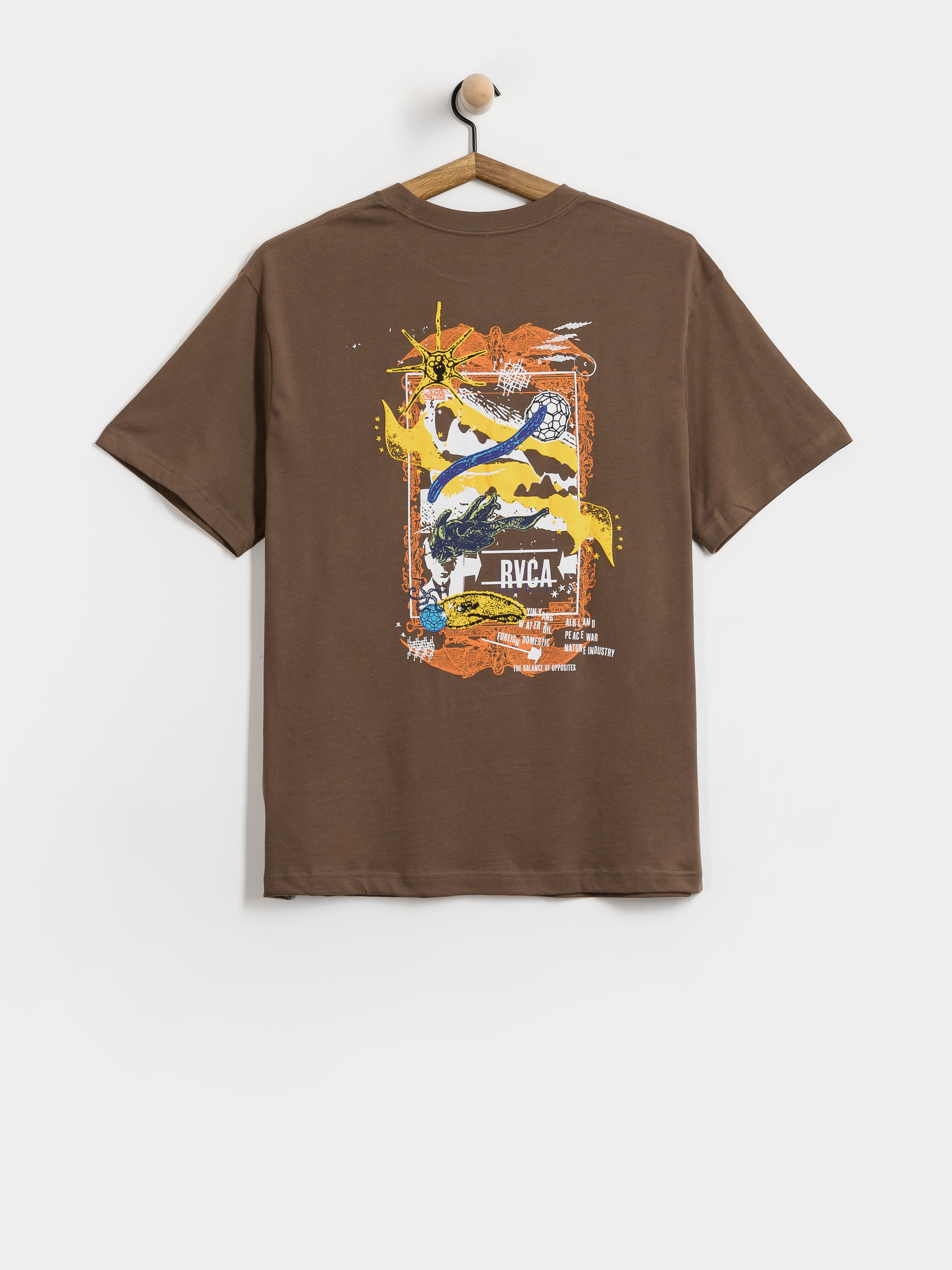 Футболка RVCA Rvca Mash Up (wood)