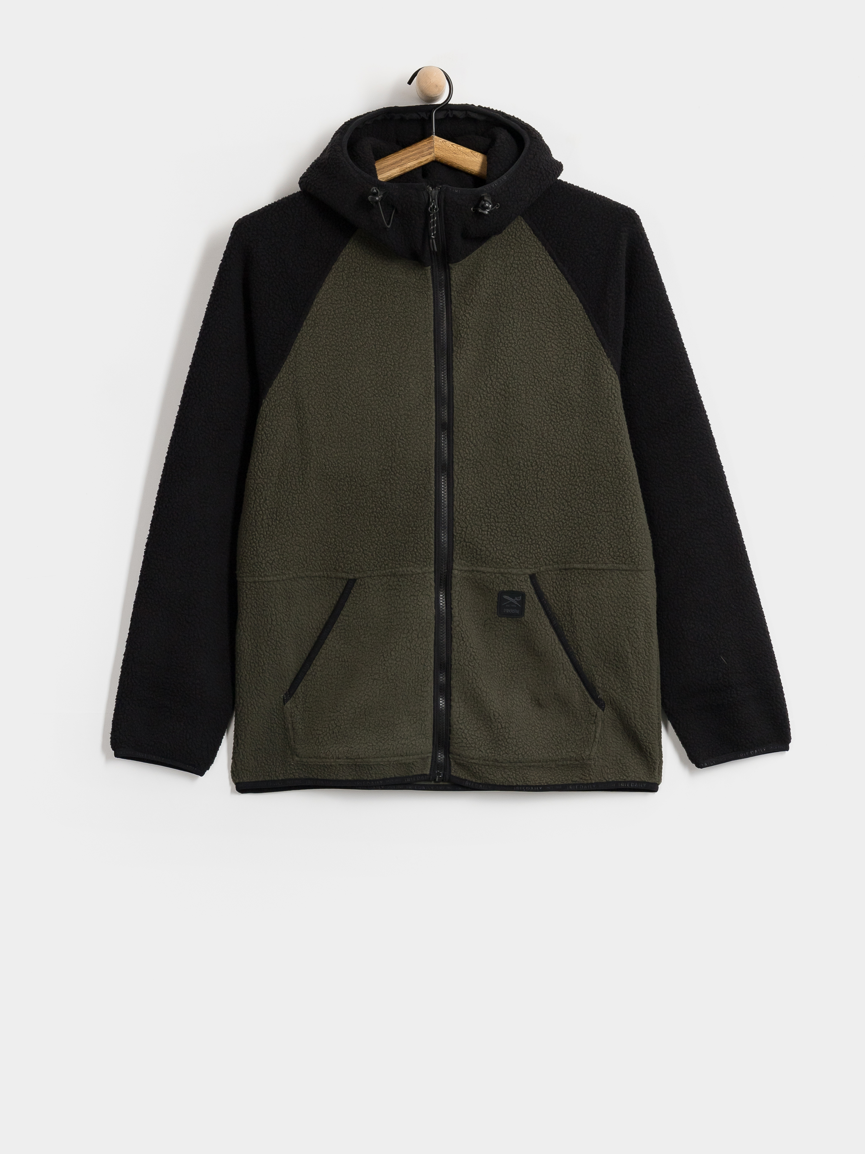 Чоловічий Флісовий светр Iriedaily Quentin Fleece (black olive)