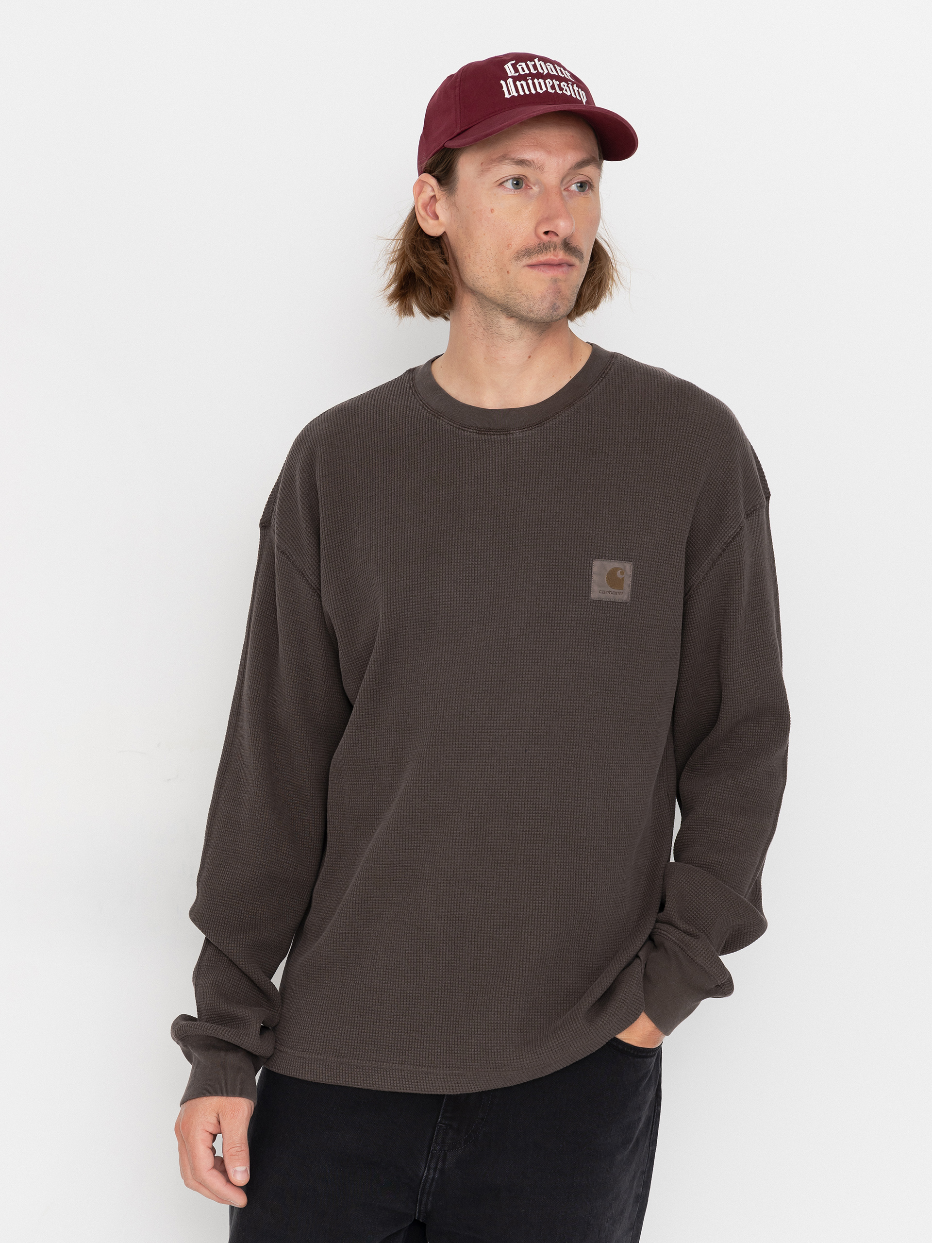 Лонгслів Carhartt WIP Vista Waffle (tobacco/garment dyed)