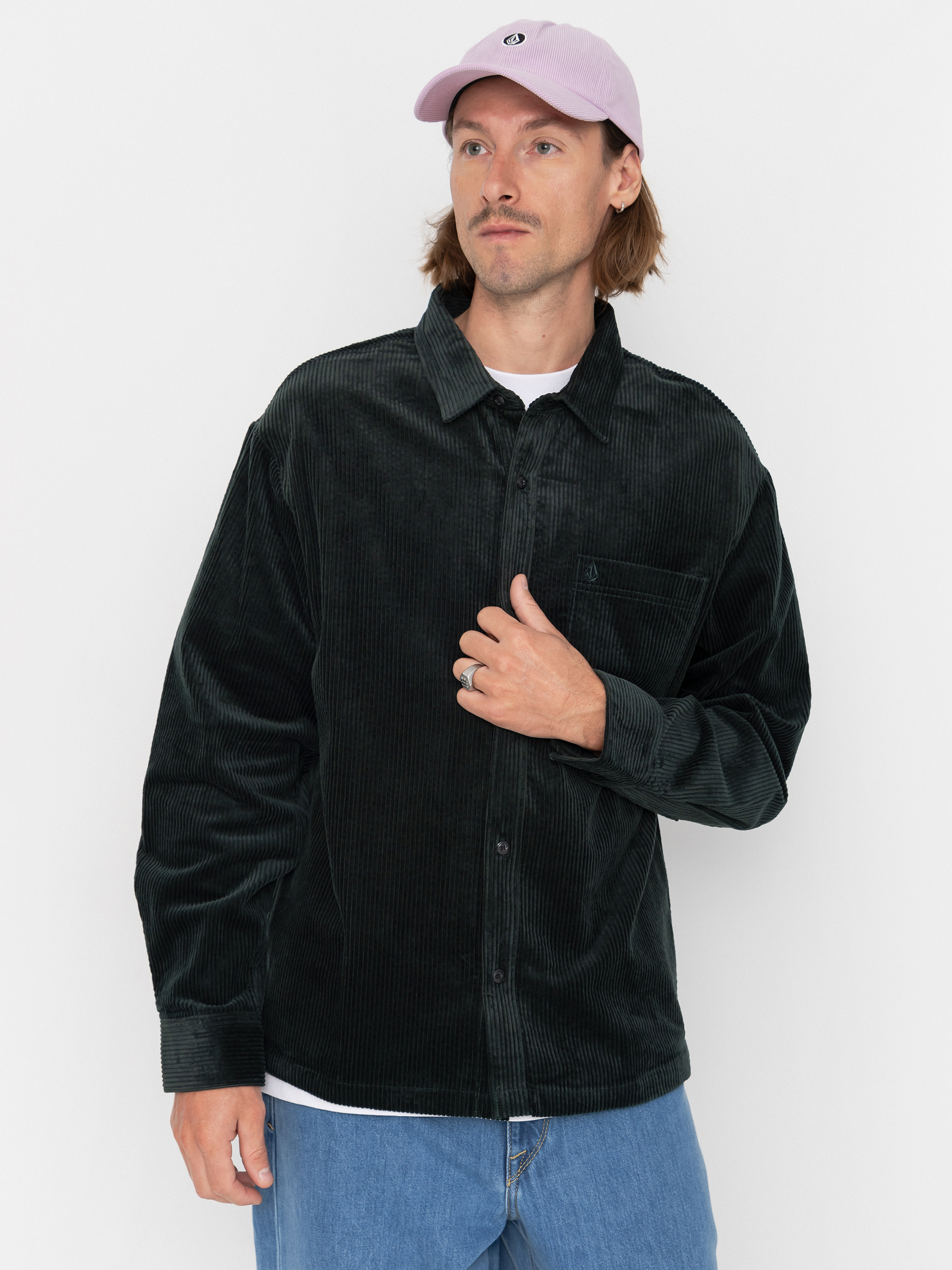 Сорочка Volcom Fostered II Cord Ls (scarab)